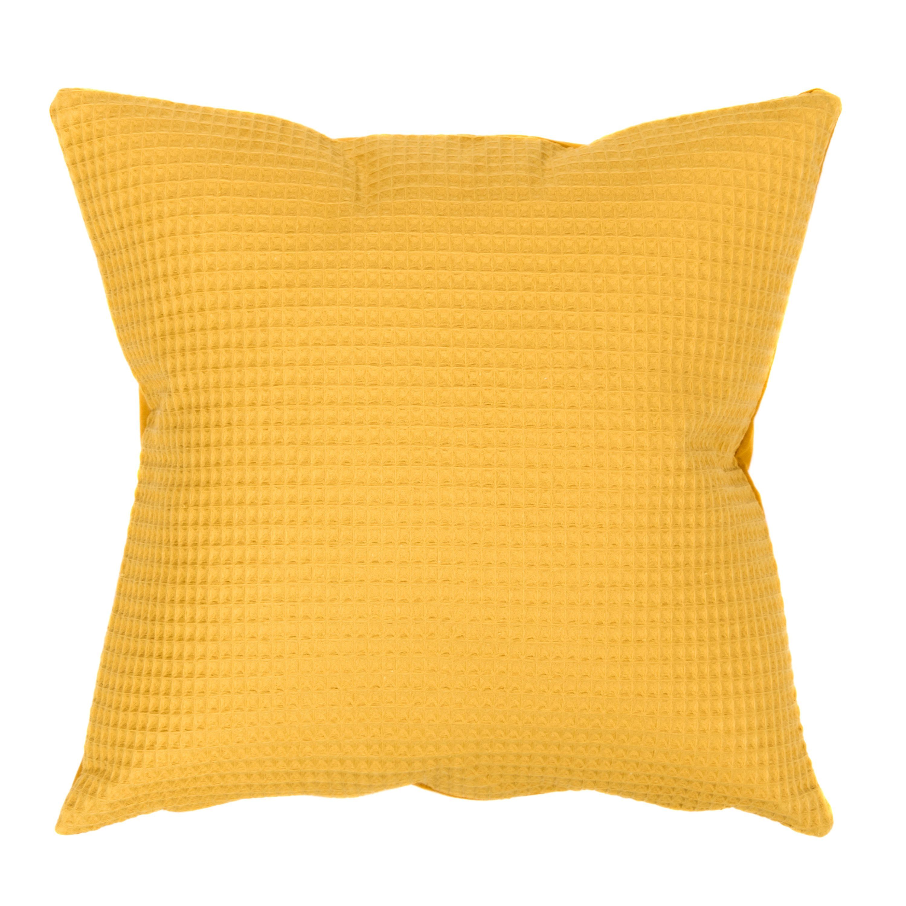 Amilian Декоративные подушки Dekoratives Подушки 40x40 cm mit Füllung, Waffel Baumwolle