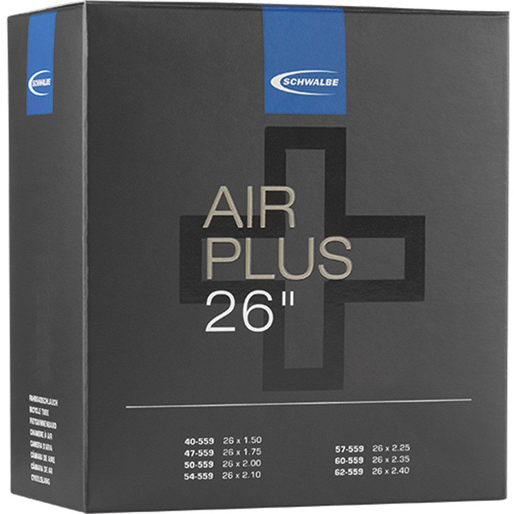 Fahrradschlauch Schwalbe Schlauch AIR Plus 26Zoll 40-62/559mm AV13-40