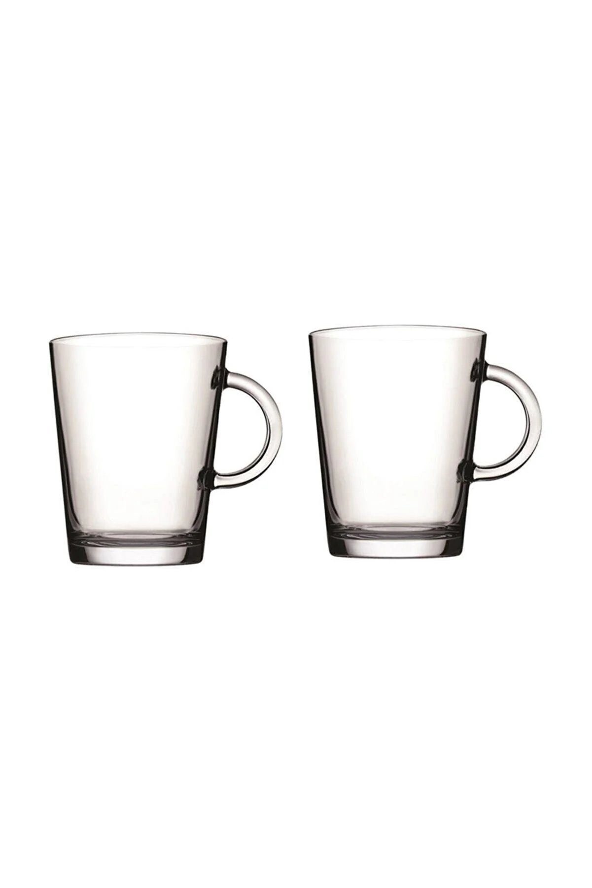 Pasabahce Glas 2er transparent Wasserglas set grift mit Glas, TRIBECA aus