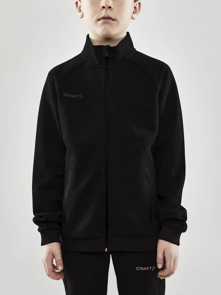 Trainingsjacke Core Soul Full Zip (Front-Reißverschluss, weiches Material) schwarz