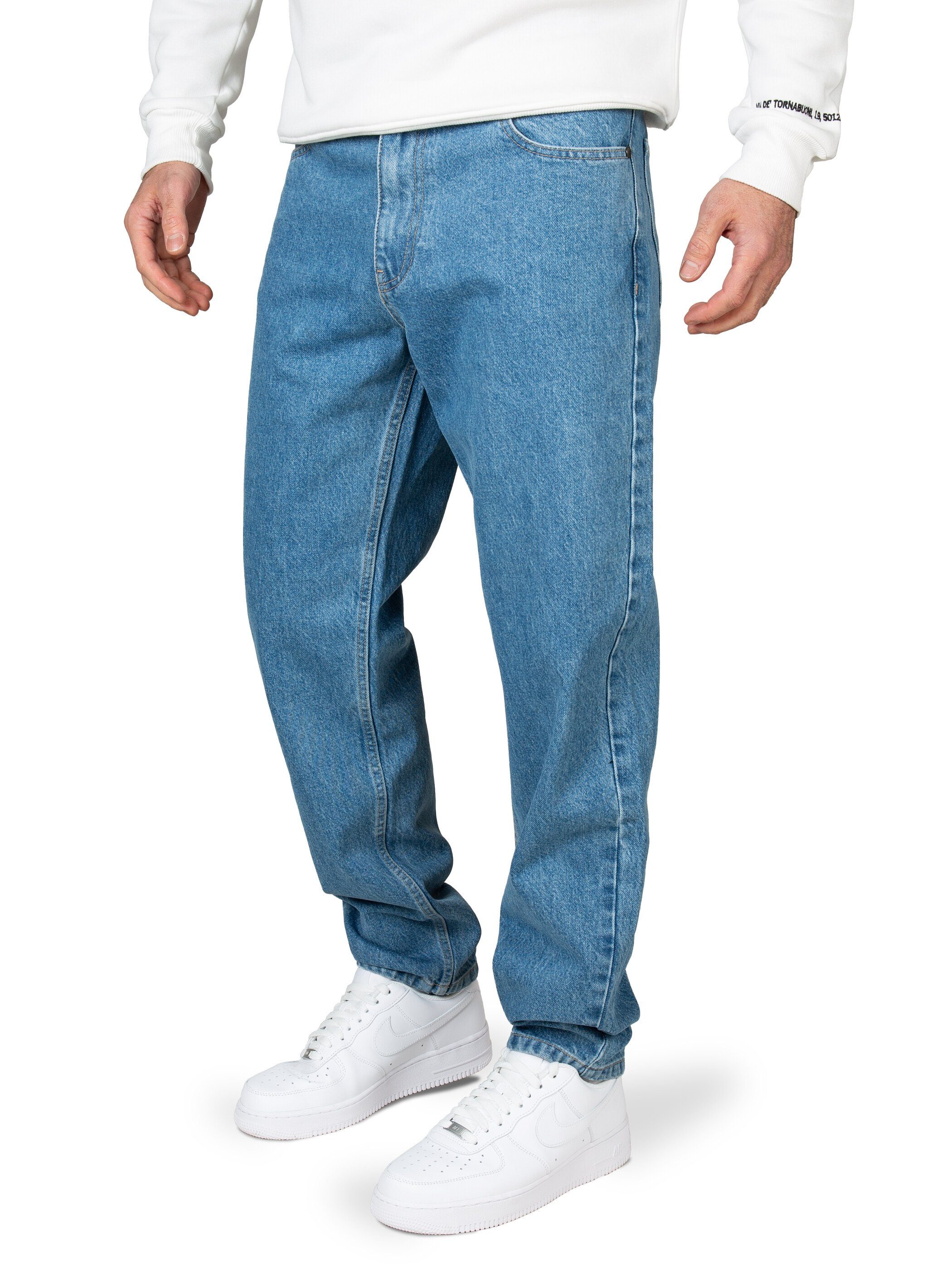 Loose-fit-Jeans Pittman (Coronet Blue Jeans 183922) Titan Herren Jeans bequeme Baumwoll Blau
