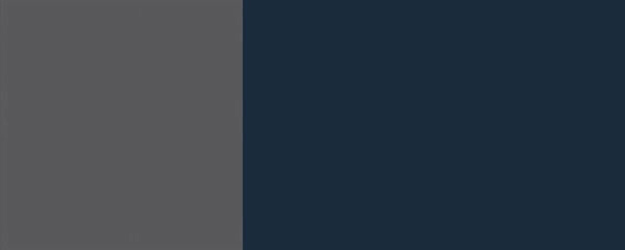 Korpusfarbe (Tivoli) wählbar mit und Front- 60cm Feldmann-Wohnen Klappe RAL 1 stahlblau Herdumbauschrank Tivoli 5011 matt
