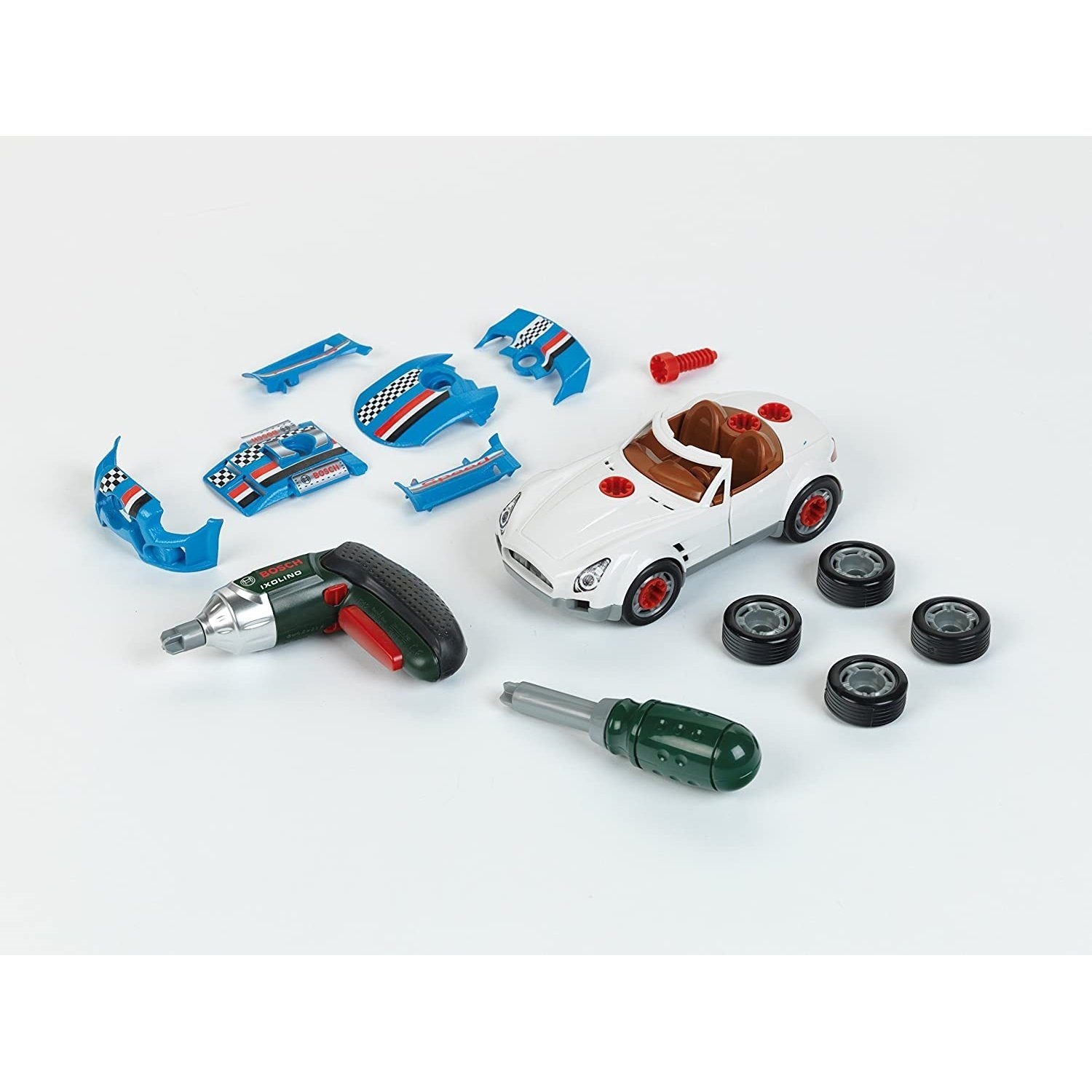Theo Klein Spiel-Werkzeugstation 8668 BOSCH Car Tuning Set, Spielzeug