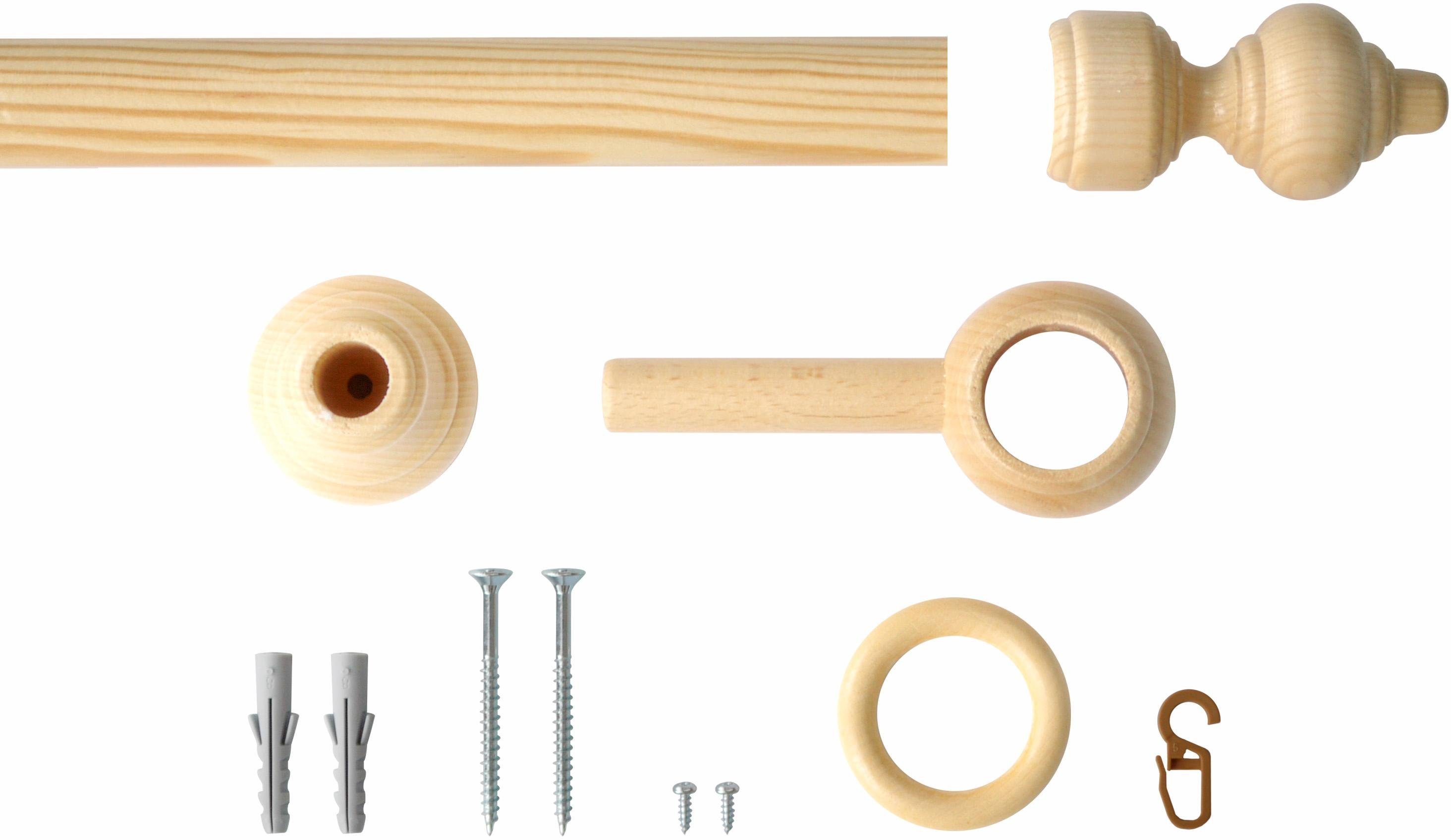 Good Life Gardinenstange Trend, Ø 28 mm, 1-läufig, Fixmaß, mit Bohren, vers günstig online kaufen