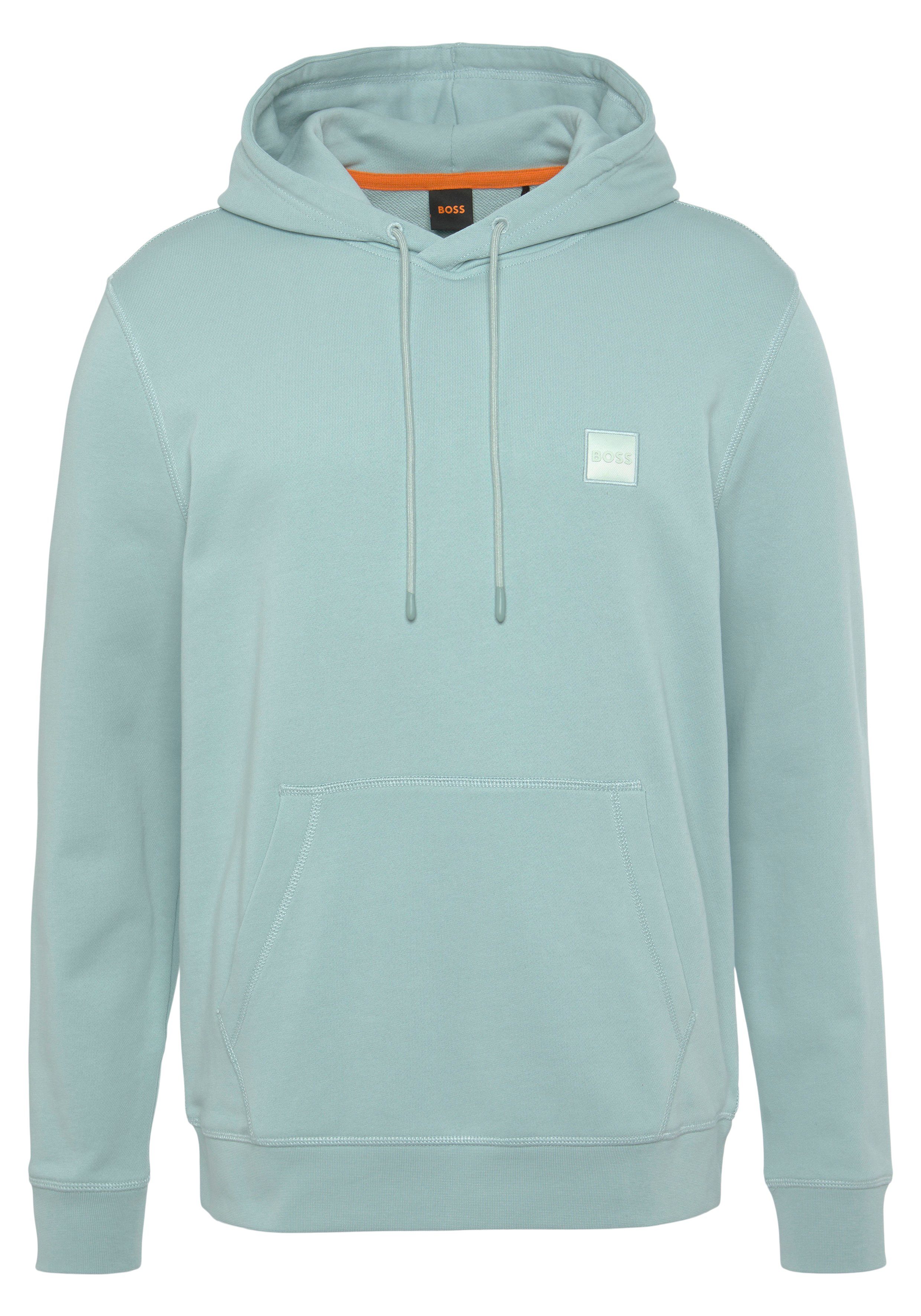 BOSS ORANGE Sweatshirt Wetalk Kordel mit Light/Pastel_Green_335