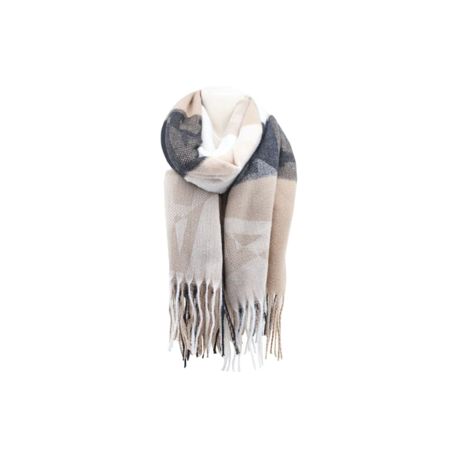 Schal für Damen » Cashmera Soft » Winterschal Karo Muster