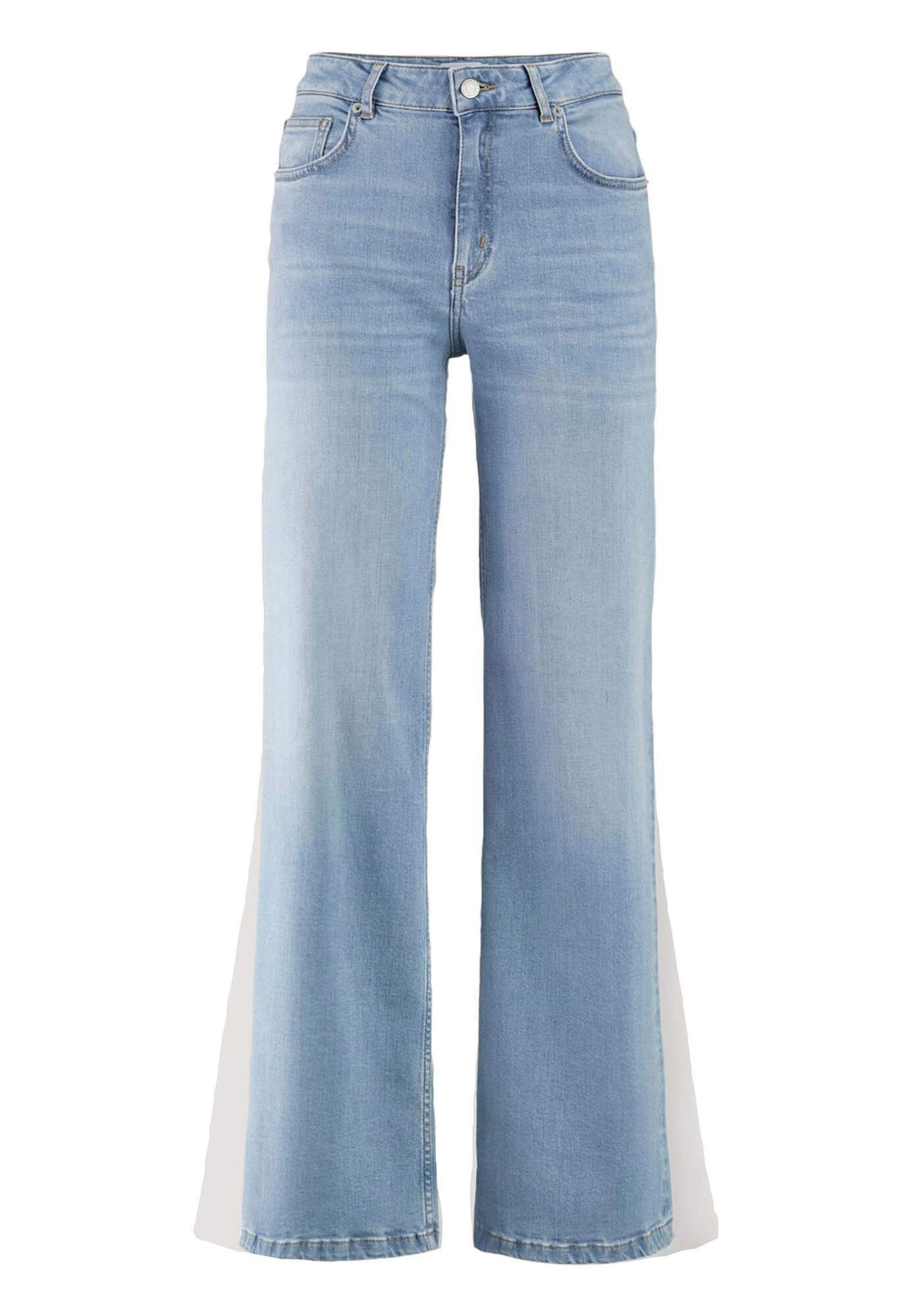 Hessnatur 5-Pocket-Jeans ALVA High Rise Wide Leg aus Bio-Denim (1-tlg)