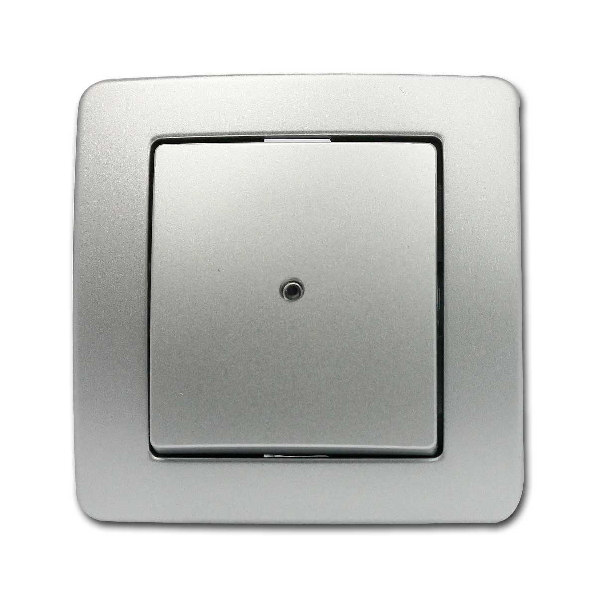 TEM EKONOMIK Kontroll-Schalter silber 250V~/10A, UP Unterputzschalter