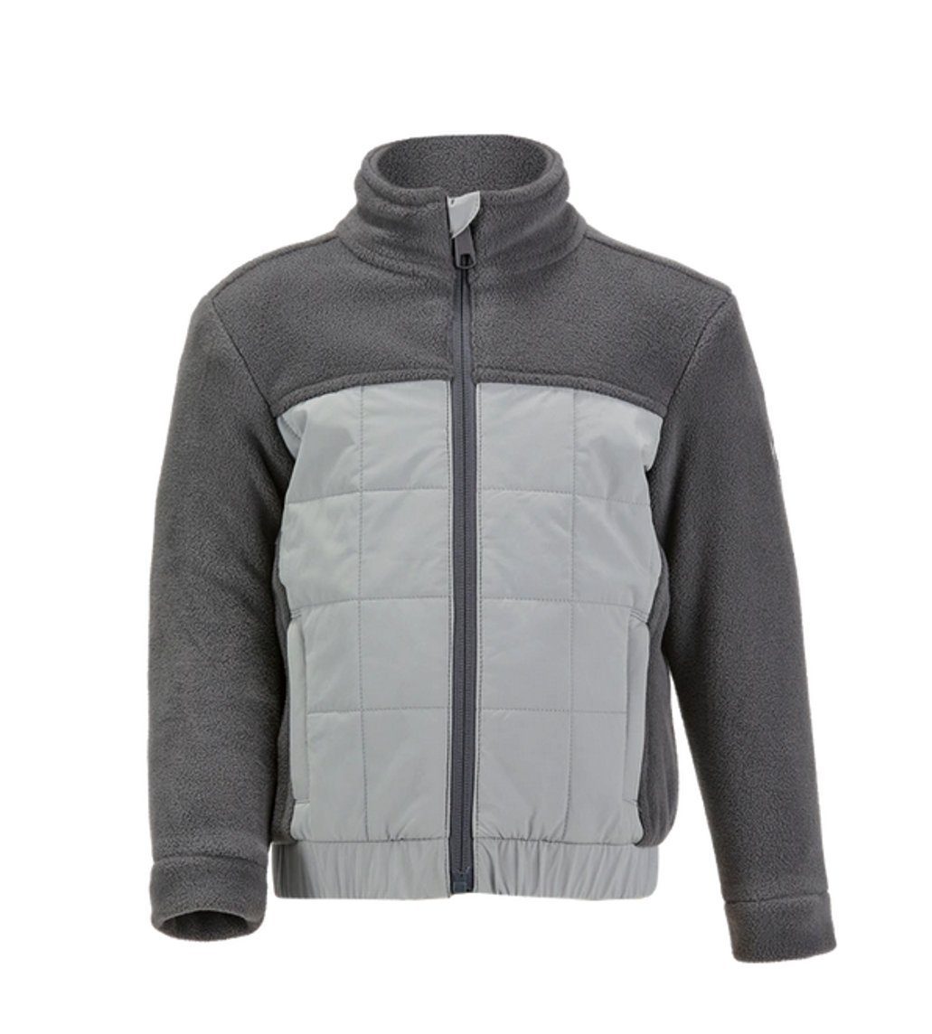 Engelbert Strauss Fleecejacke Hybrid Fleecejacke e.s.concrete, Kinder anthrazit/perlgrau