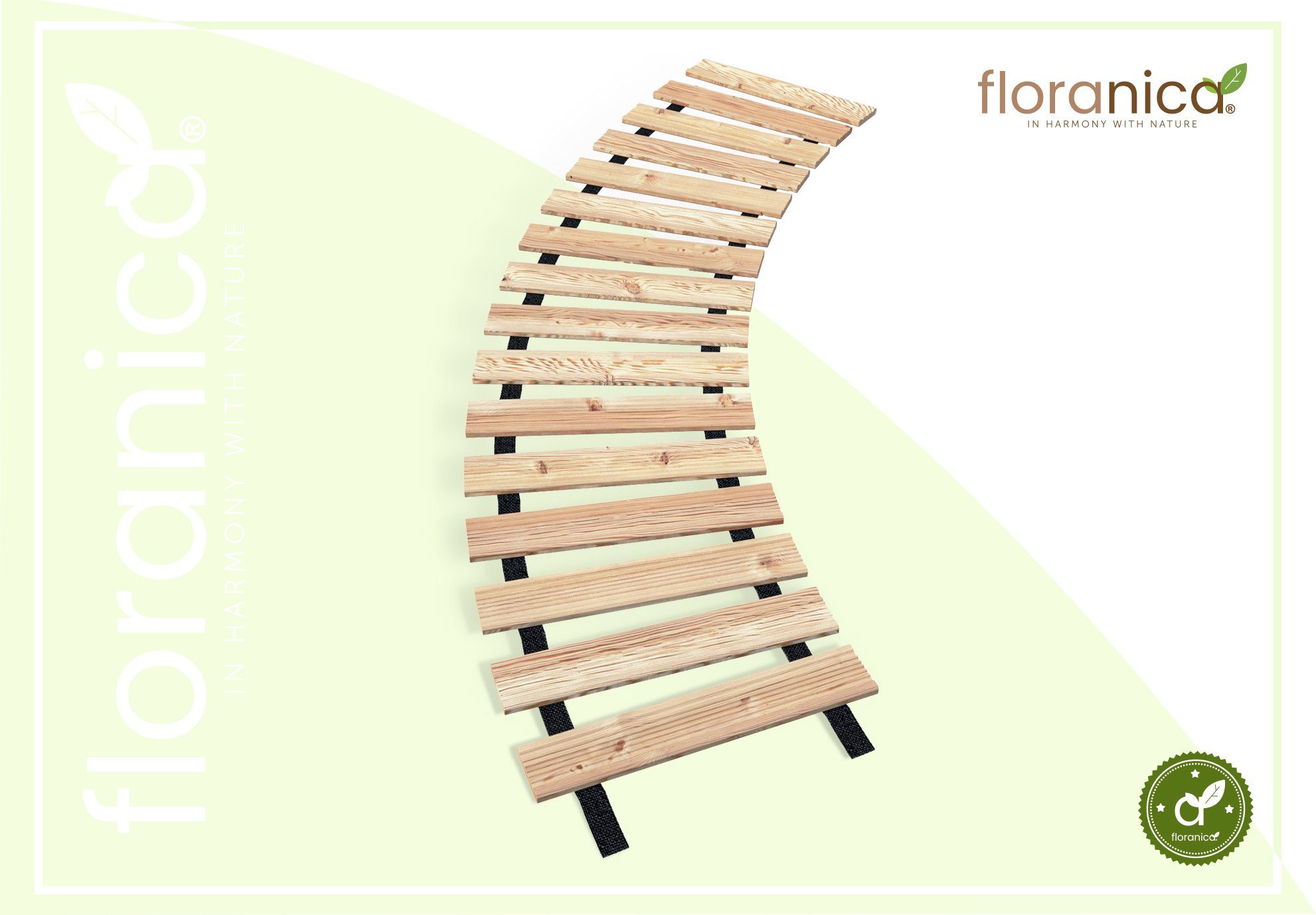 Bodenfliese, Holz Breite Unbehandelt Rollweg Floranica Farbe: 30 Unbehandelt, 100x30, lfm, Gartenweg cm, Länge in