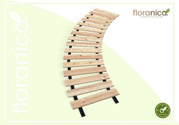 Floranica Holz Bodenfliese, 100x30, Unbehandelt, Gartenweg Rollweg Länge in lfm, Breite 30 cm, Farbe: Unbehandelt