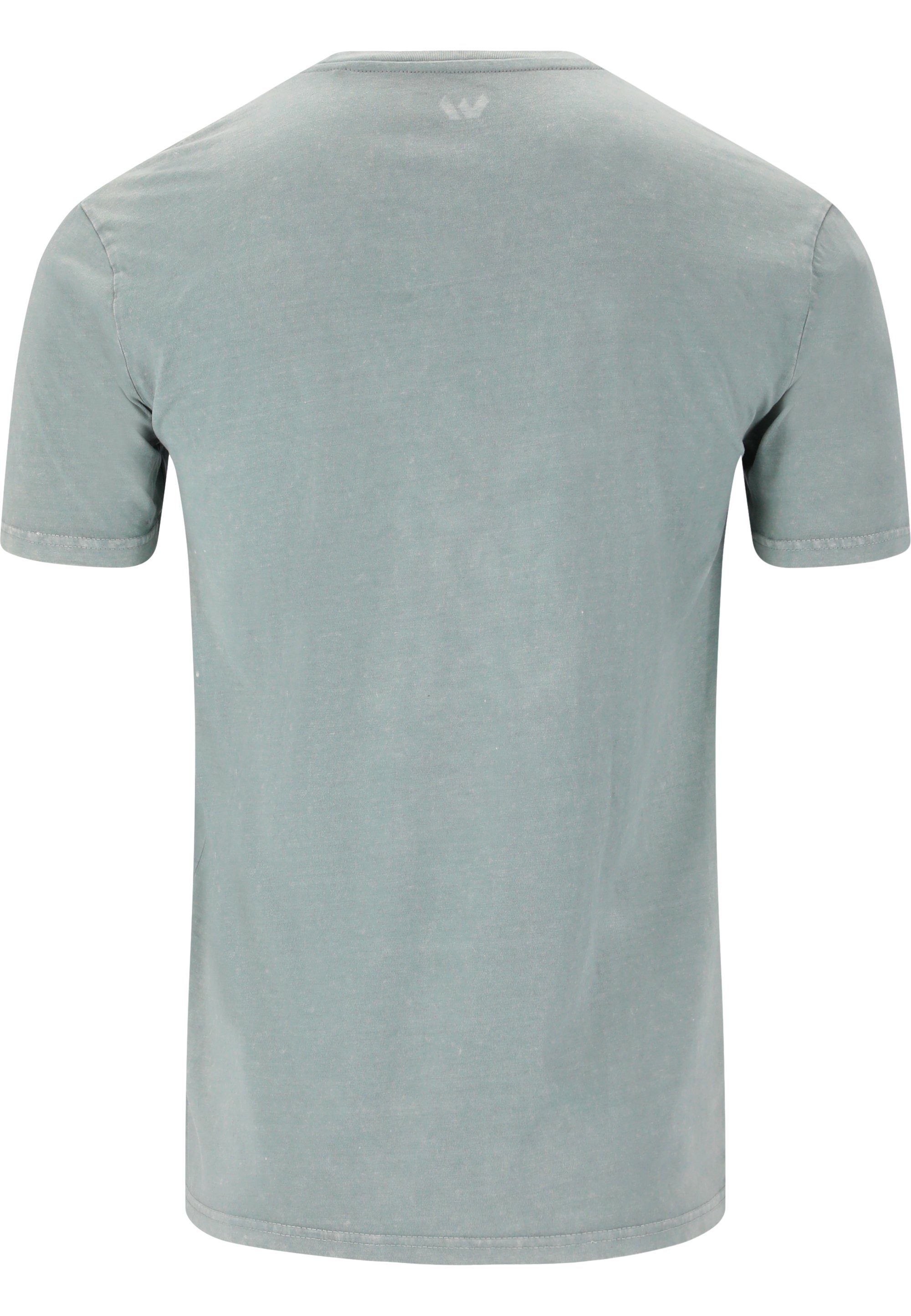 Aufdruck Hitch stylischem WHISTLER T-Shirt mit grün