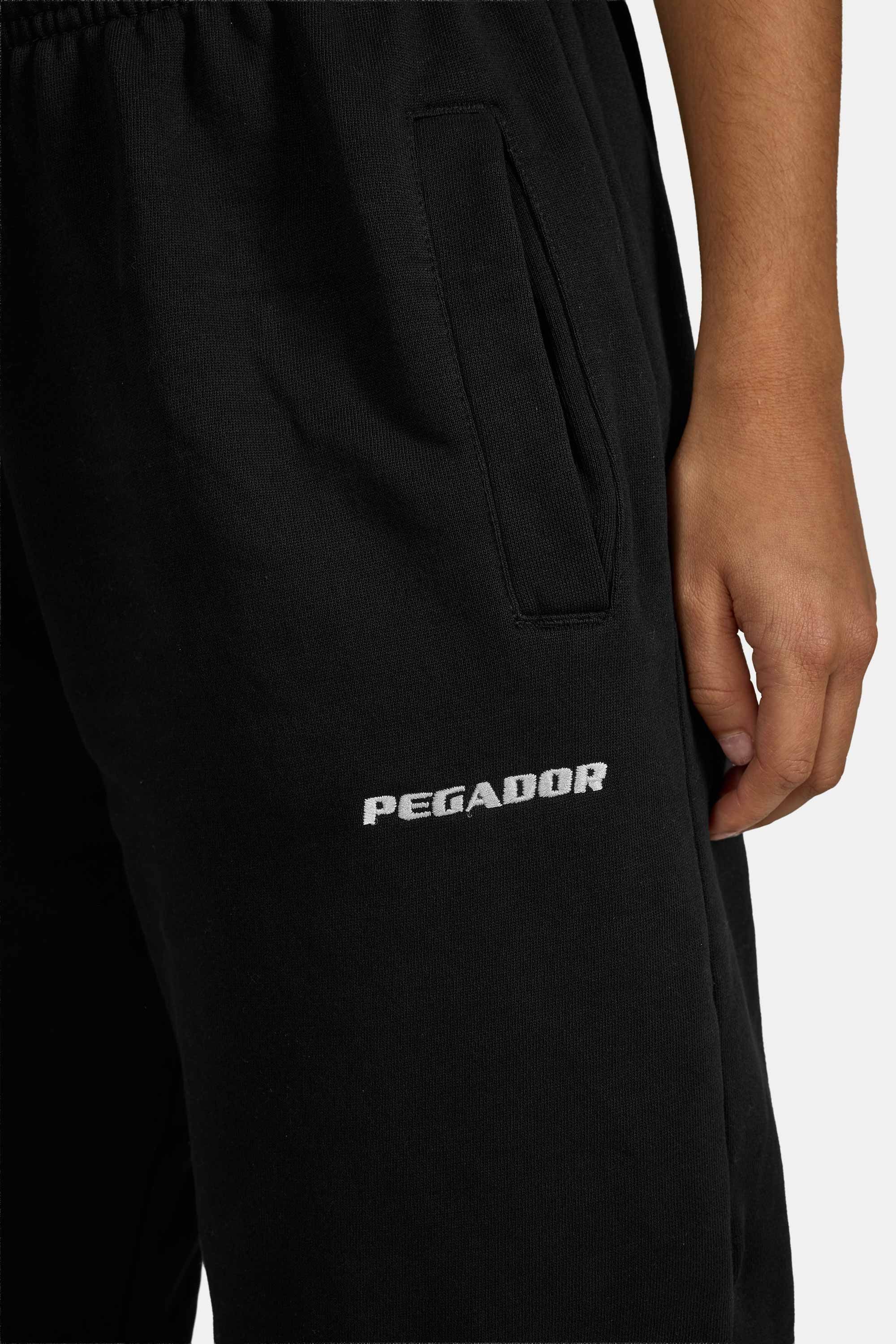 PEGADOR Sweathose Villa High Waisted Sweat Pants Baumwollmischung, regular fit