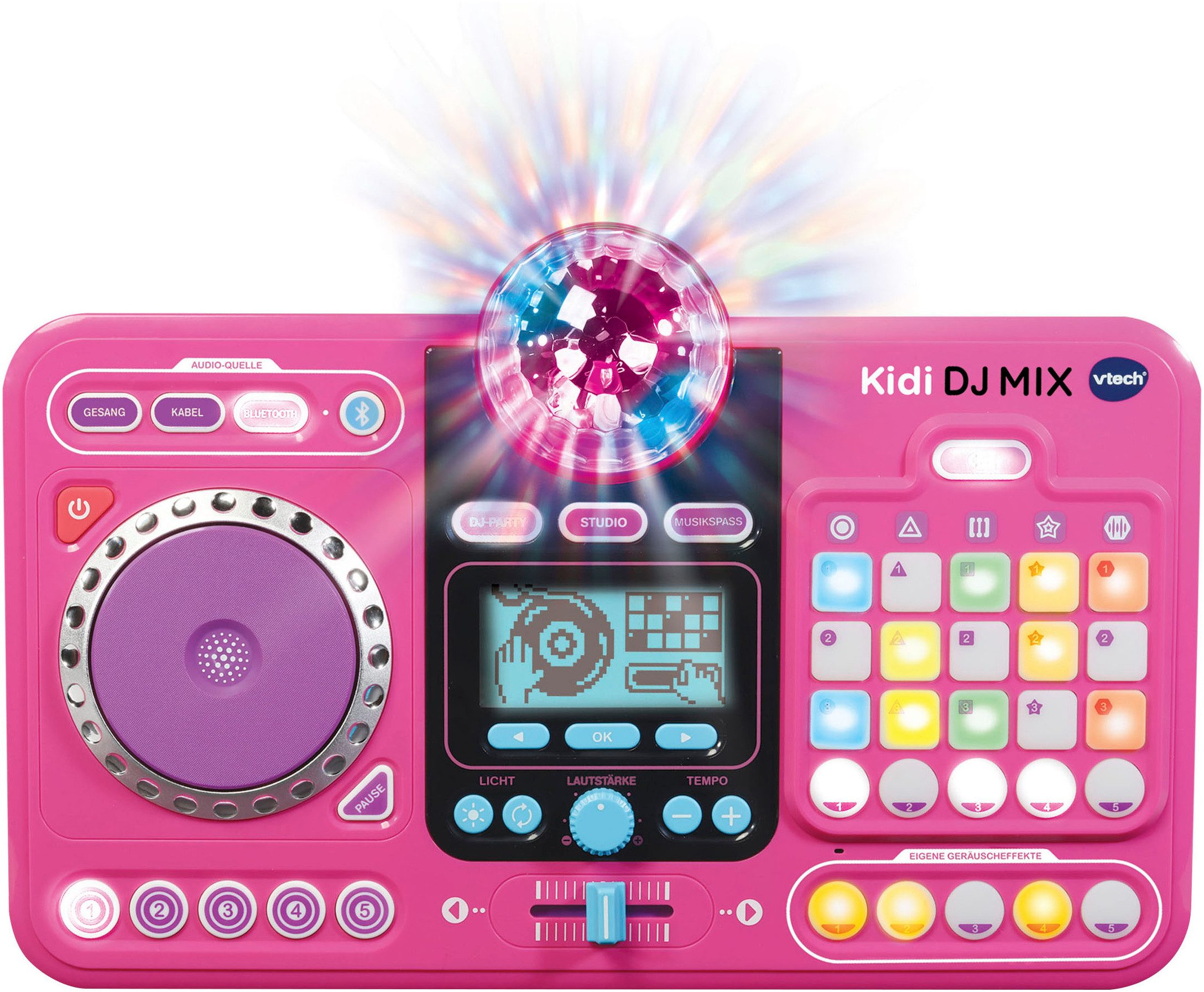 Vtech® Spielzeug-Musikinstrument Kidi DJ Mix, pink, mit Bluetooth-Funktion günstig online kaufen