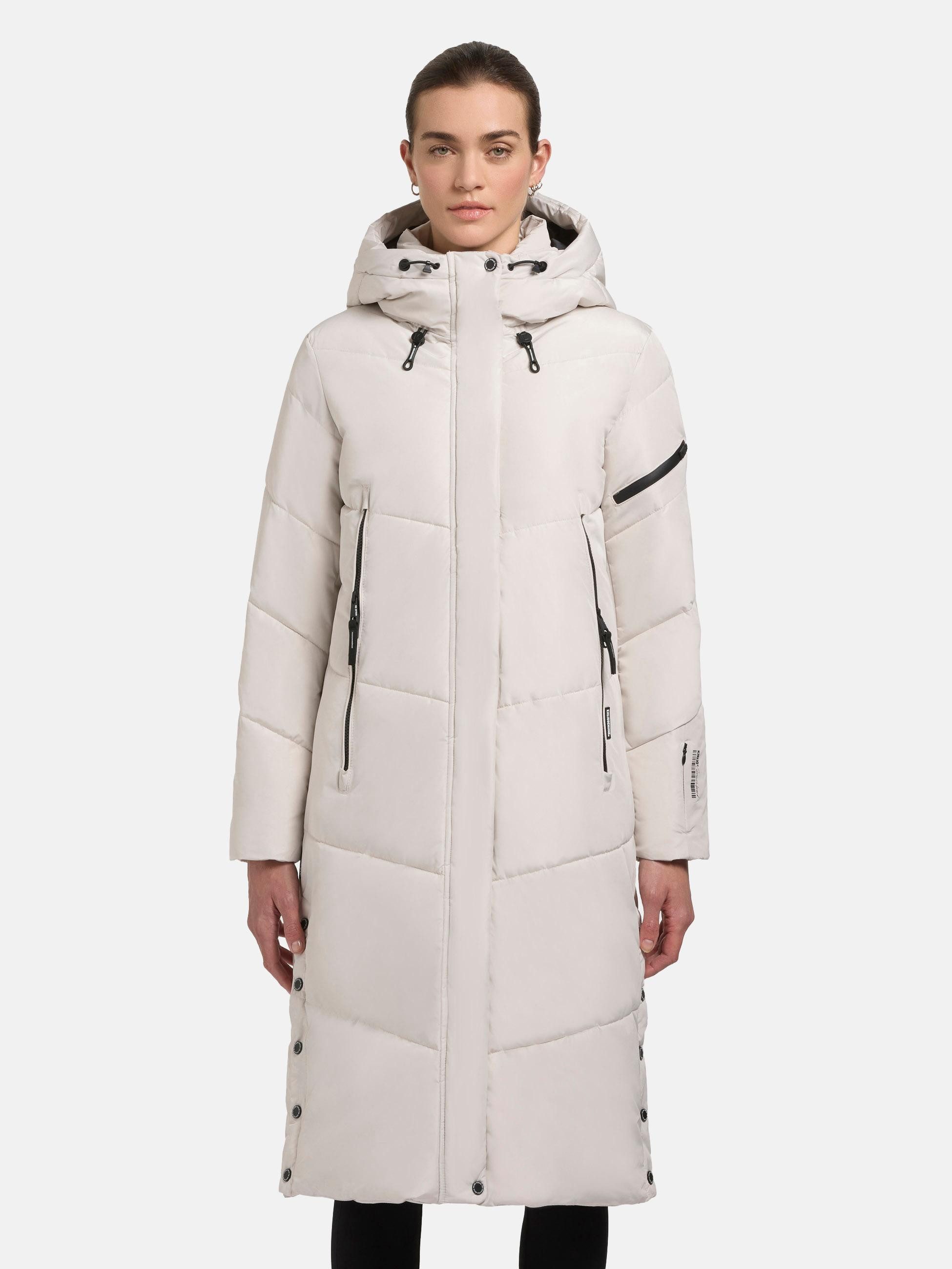 khujo Steppmantel Sonje6 Gesteppter, extralanger Damen Wintermantel günstig online kaufen