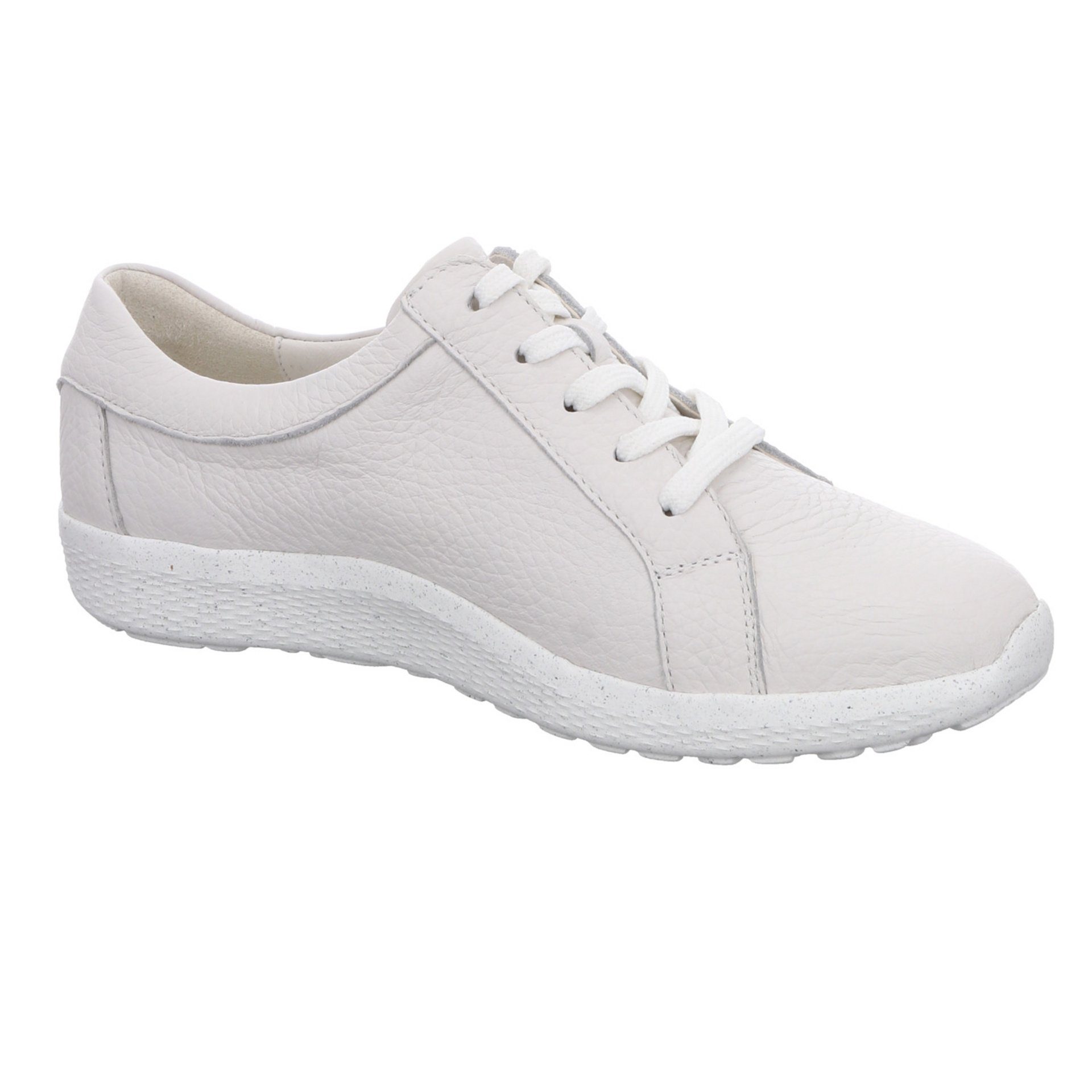 Schnürhalbschuhe Damen Waldläufer Schnürschuh Schnürschuh beige Ira Glattleder hell