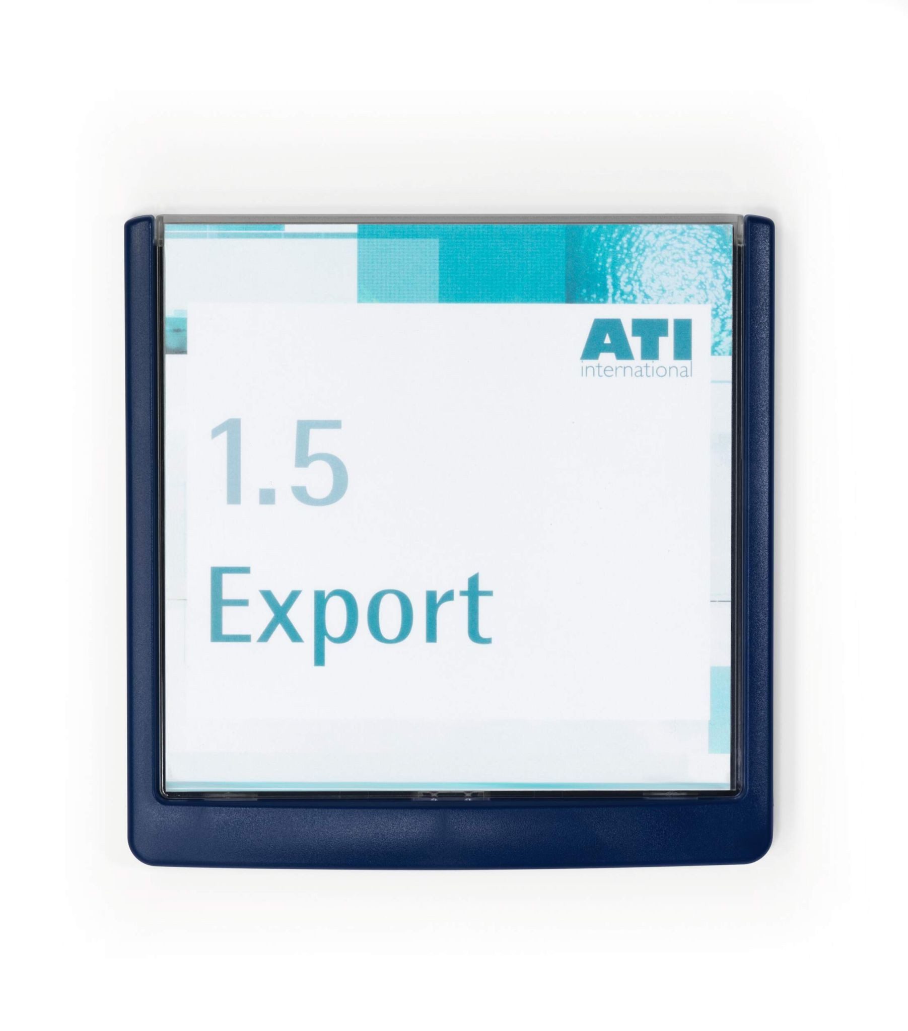 DURABLE Hinweisschild Durable Türschild Click Sign d.bl 149x148,5mm aus Kunststoff
