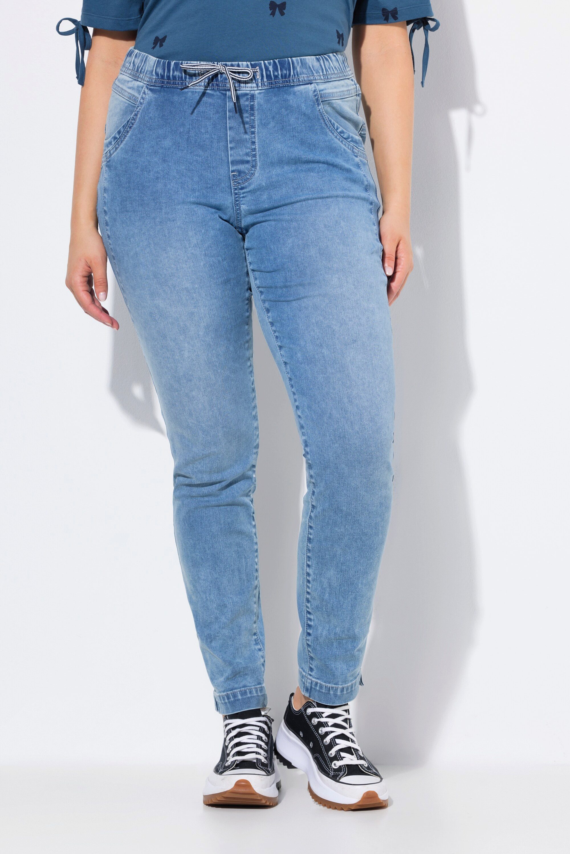 Ulla Popken Jeggings Jeggings Sienna schmales Bein Elastikbund günstig online kaufen