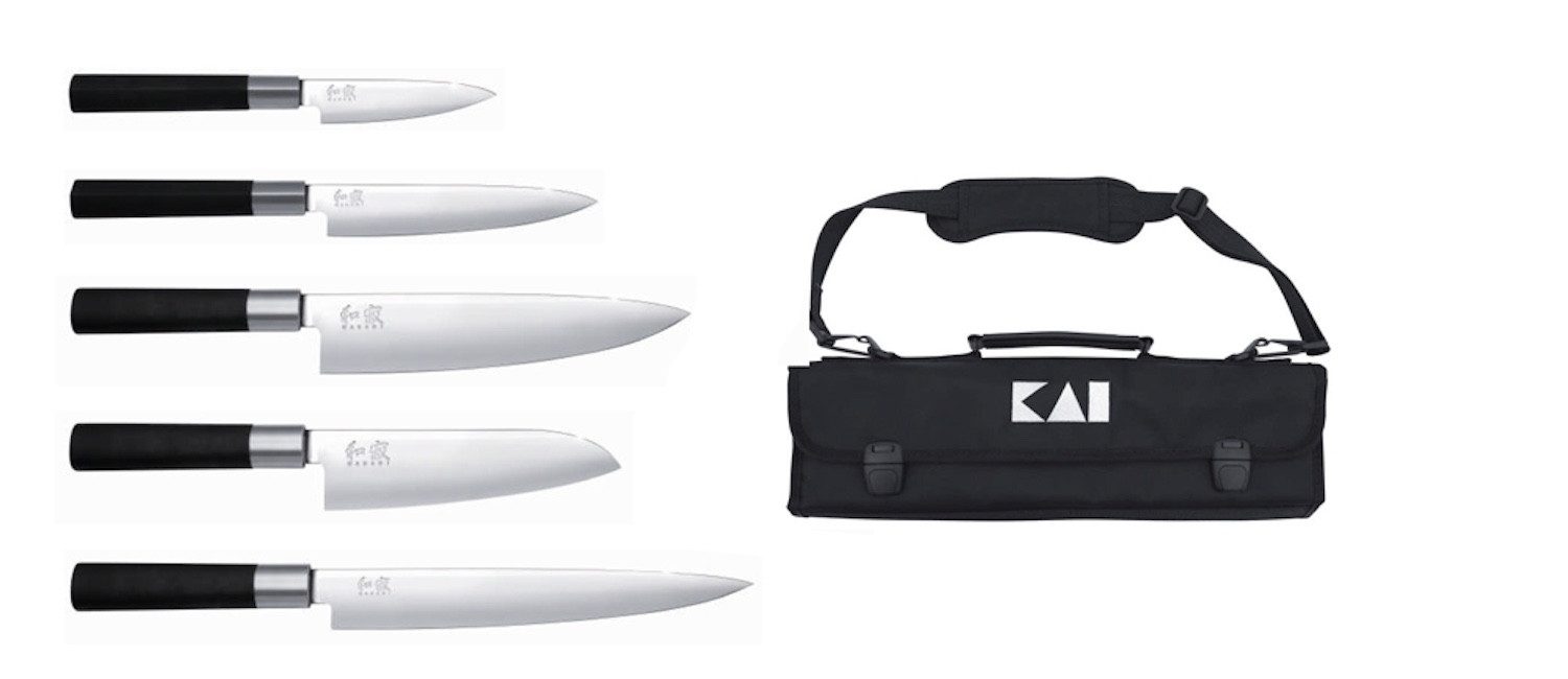 KAI Messer-Set Kai Wasabi Black Messerset (6-tlg)