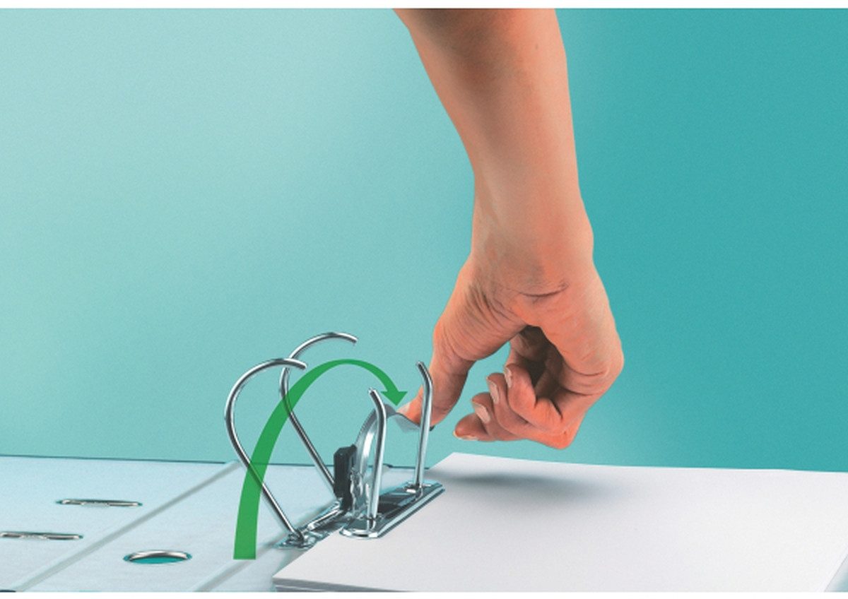 LEITZ Aktenordner Ordner Solid A4 Kunststoff 82mm hellrot (5 Stück)