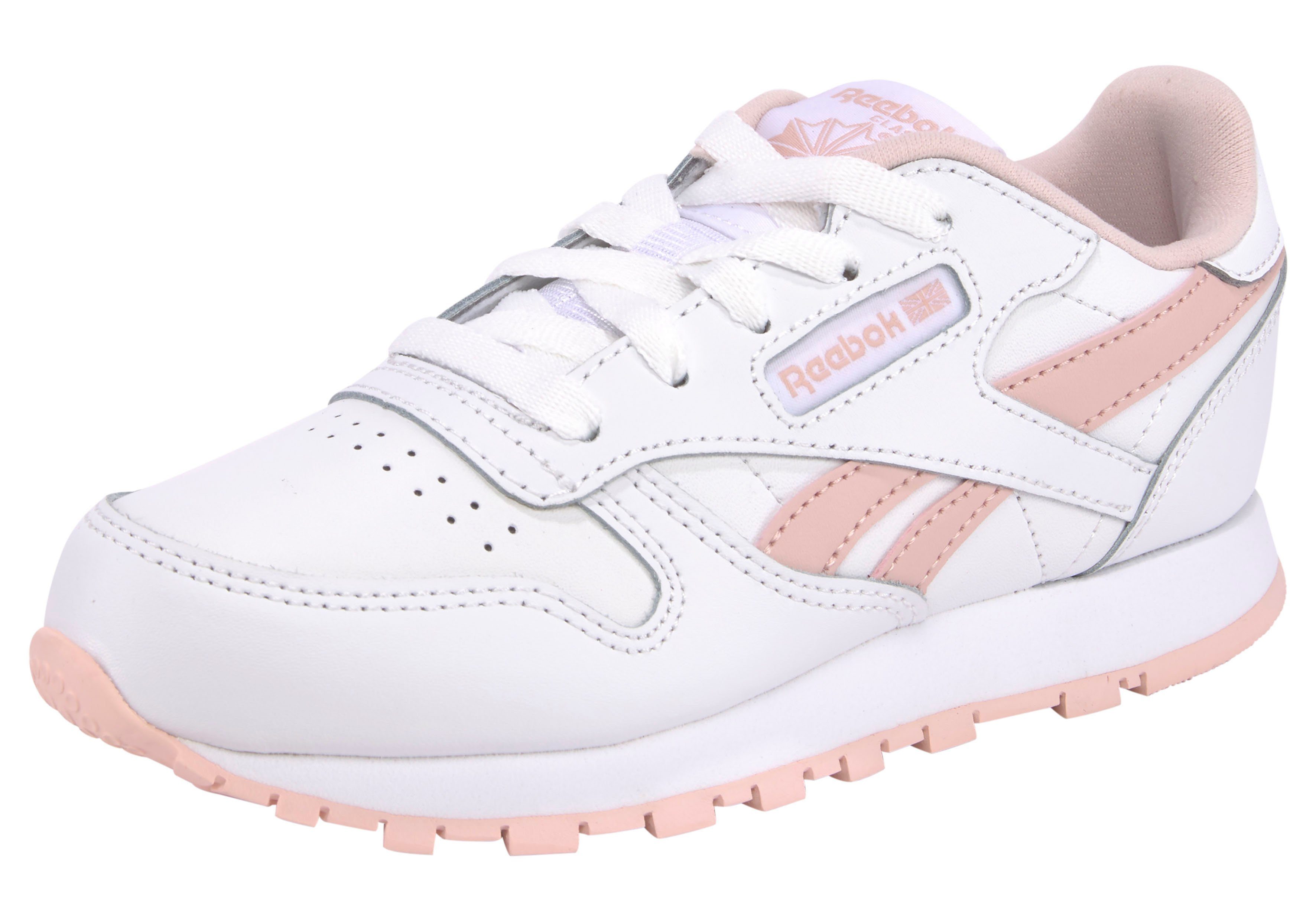 Reebok Classic CLASSIC LEATHER Sneaker weiß-apricot | Sneaker low