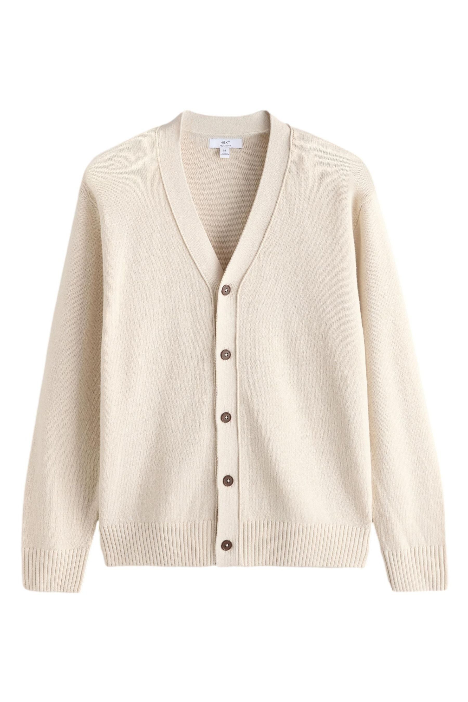 Strickjacke Relaxed Fit Strickjake mit Pointelle-Streifen