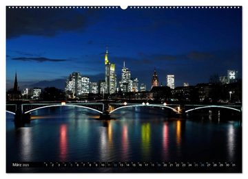 CALVENDO Wandkalender Frankfurt am Main (Premium, hochwertiger DIN A2 Wandkalender 2023, Kunstdruck in Hochglanz)