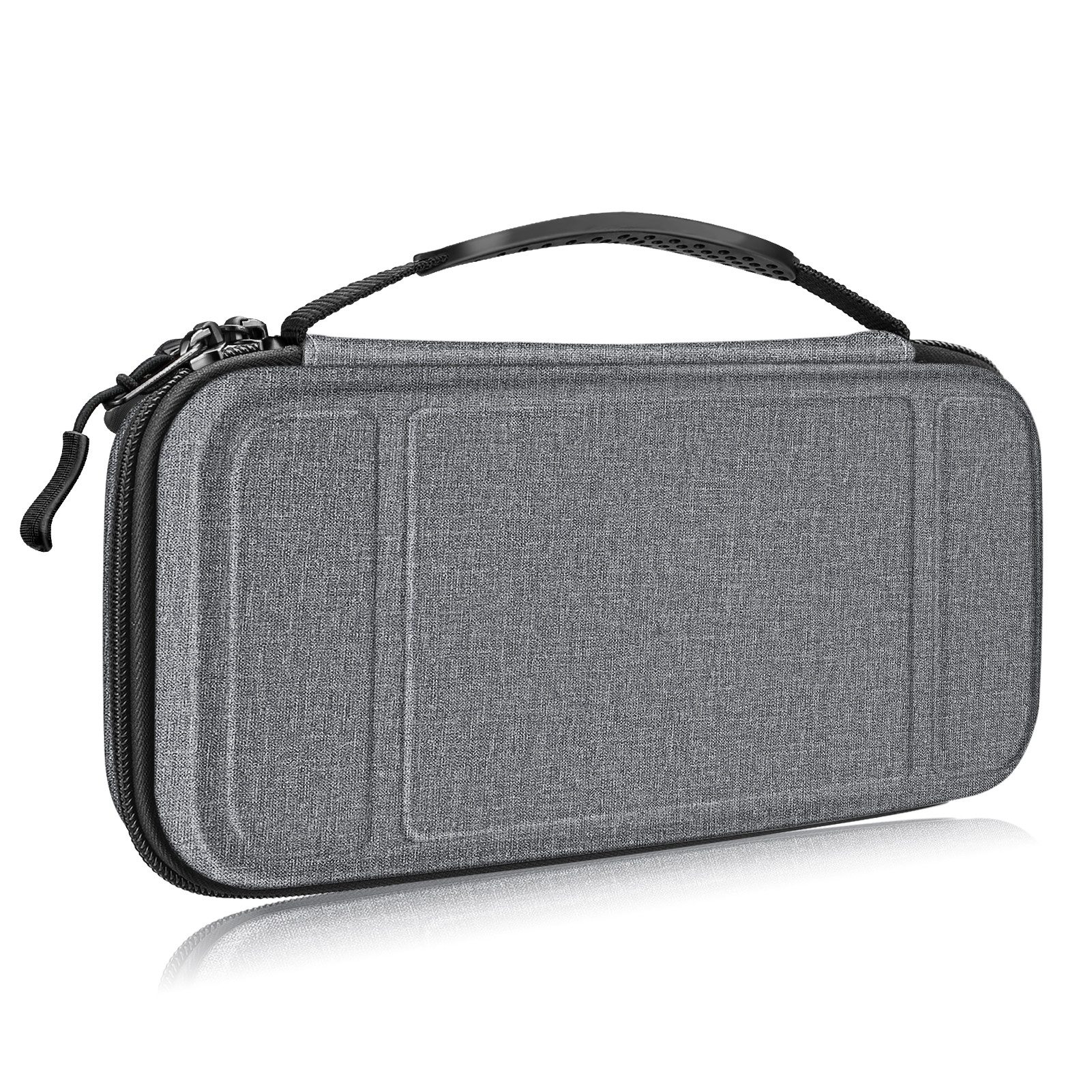 Fintie Nintendo-Schutzhülle Tragetasche Kompatibel mit Nintendo Switch/Switch OLED Modell, mit 10 Spielkartenhaltern, Stoßfeste Reisetasche für Konsole & Zubehör