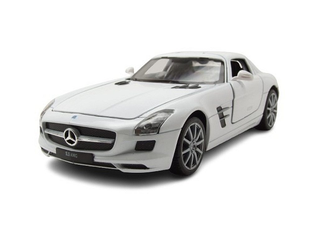 Welly Modellauto Mercedes SLS AMG C197 weiß, Maßstab 1:24