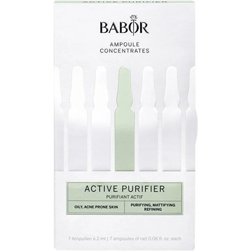 Babor Gesichtspflege Ampullen für Akne Haut Active Purifier (Ampullen Konzentrat s) 7 x 2ml