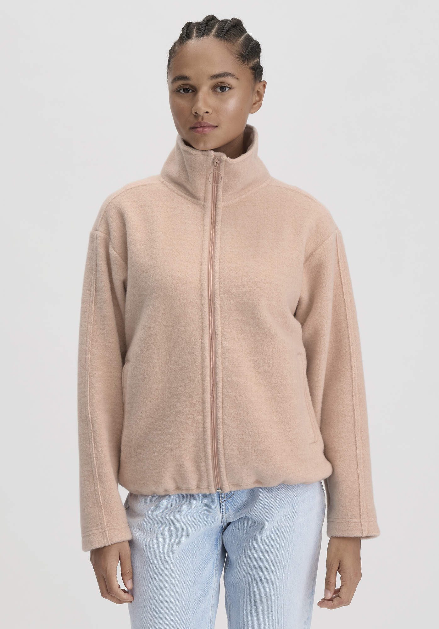 Hessnatur Fleecejacke aus softer Bio-Baumwolle und günstig online kaufen