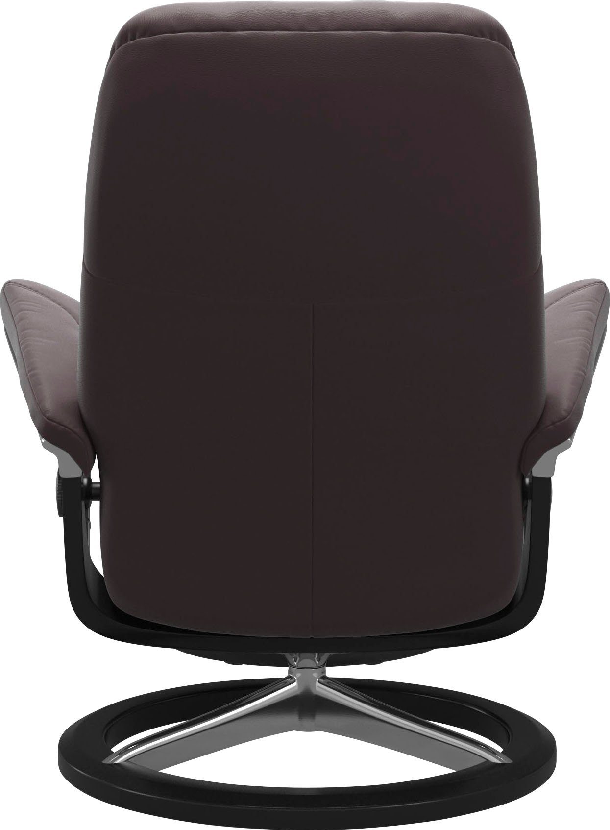 mit Stressless® Consul, Größe Schwarz S, Signature Gestell Base, Relaxsessel