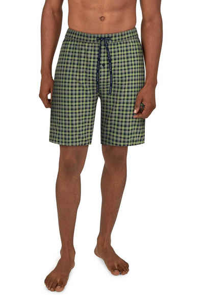 TOM TAILOR Bermudas mit modischem Kordelzug, Karo-Design