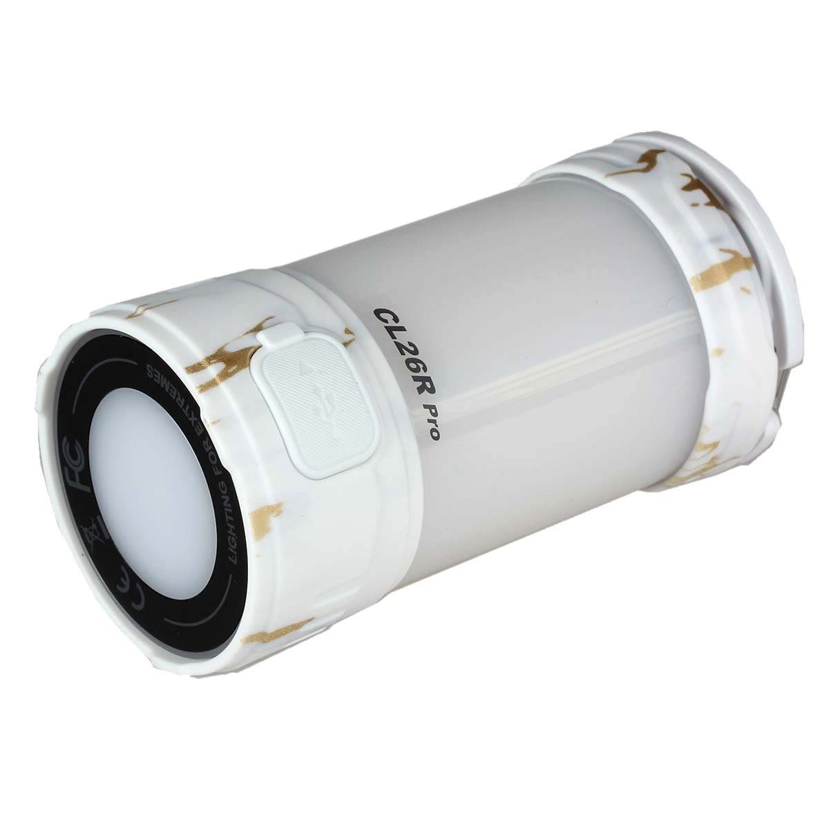 Taschenlampe White Marble Lumen Pro LED Anschluss Fenix 650 mit Campingleuchte USB LED CL26R