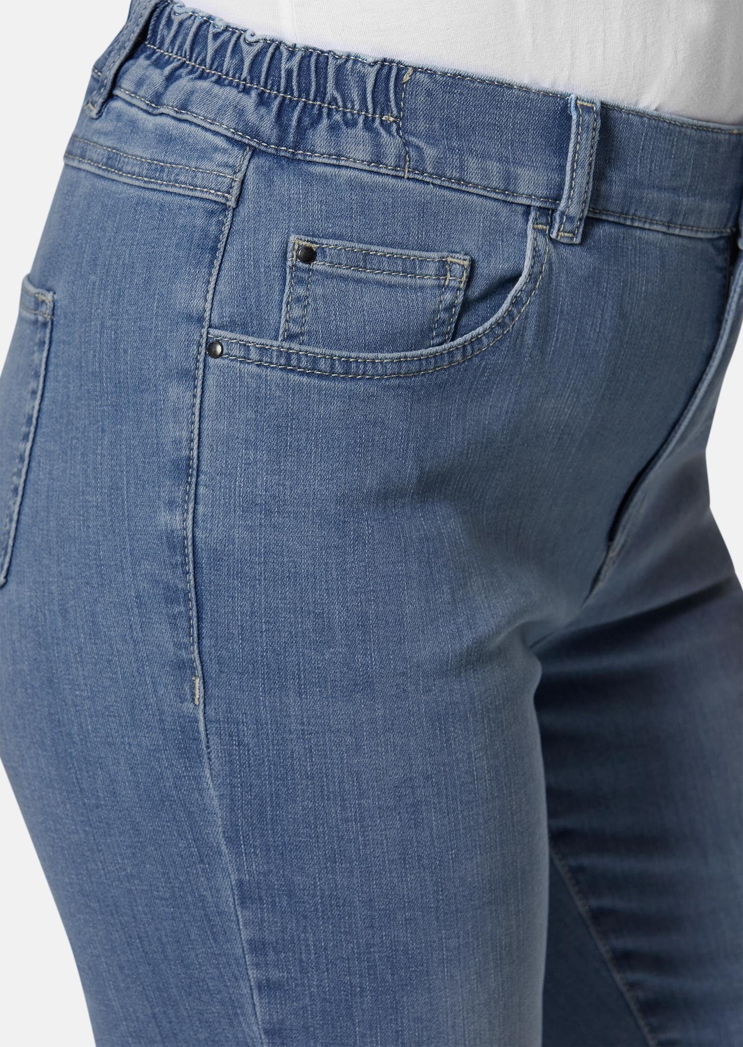 Jeans Bequeme Kurzgröße: hellblau GOLDNER