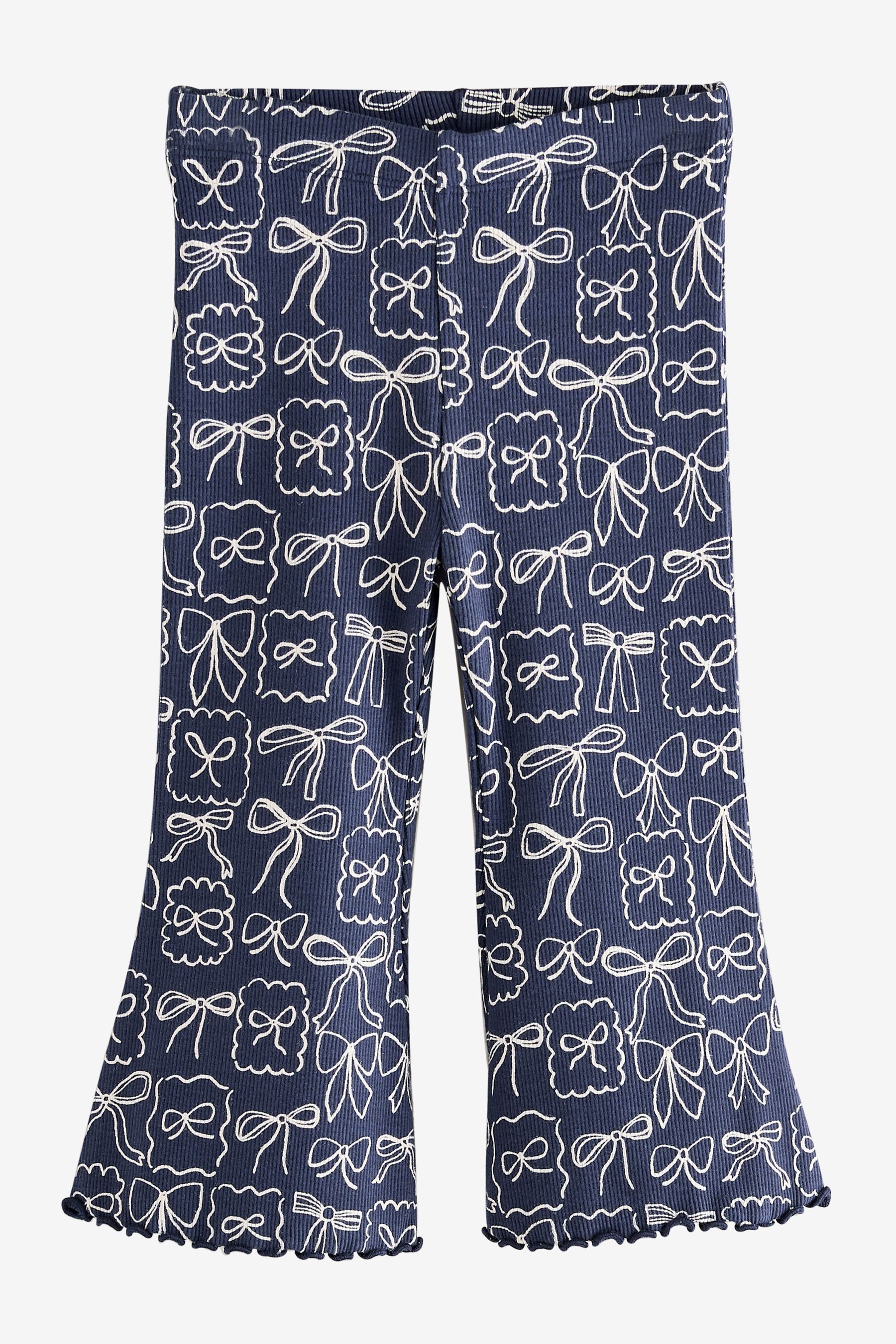 Next Leggings Gerippte Leggings mit ausgestelltem günstig online kaufen