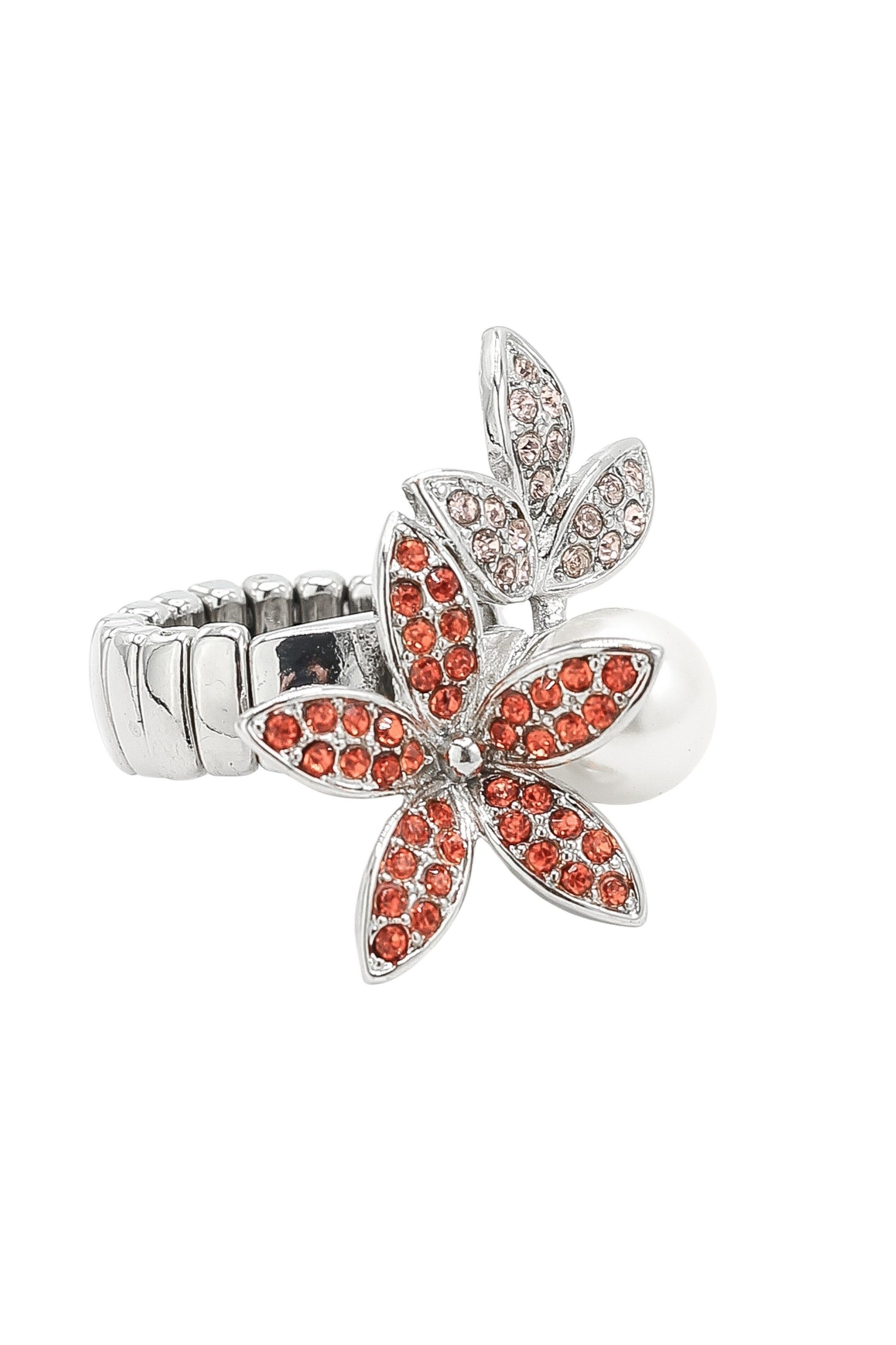 COLLEZIONE ALESSANDRO Fingerring Blütenzauber