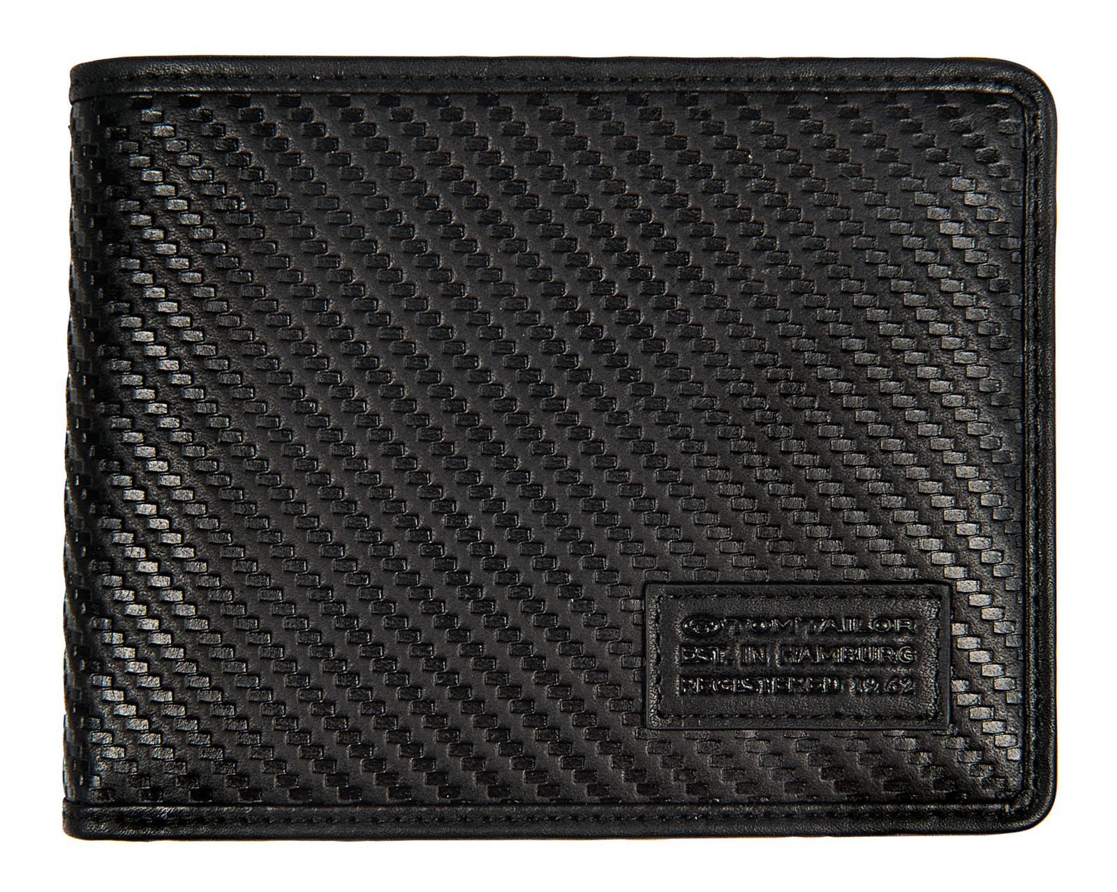 TOM TAILOR Geldbörse Horizontal Wallet, aus echtem Leder mit RFID-Blocker Schutz
