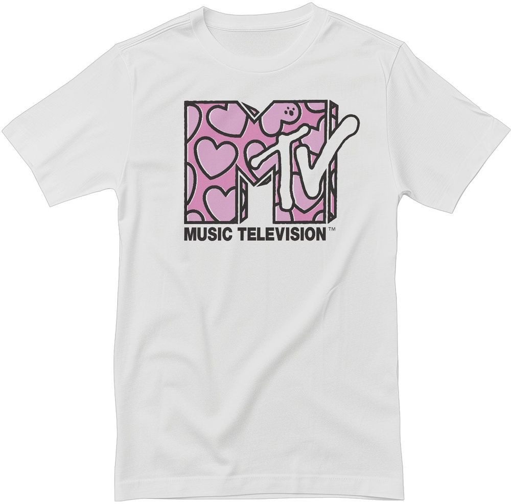 MTV T-Shirt MTV Heart Patter Logo T-Shirt