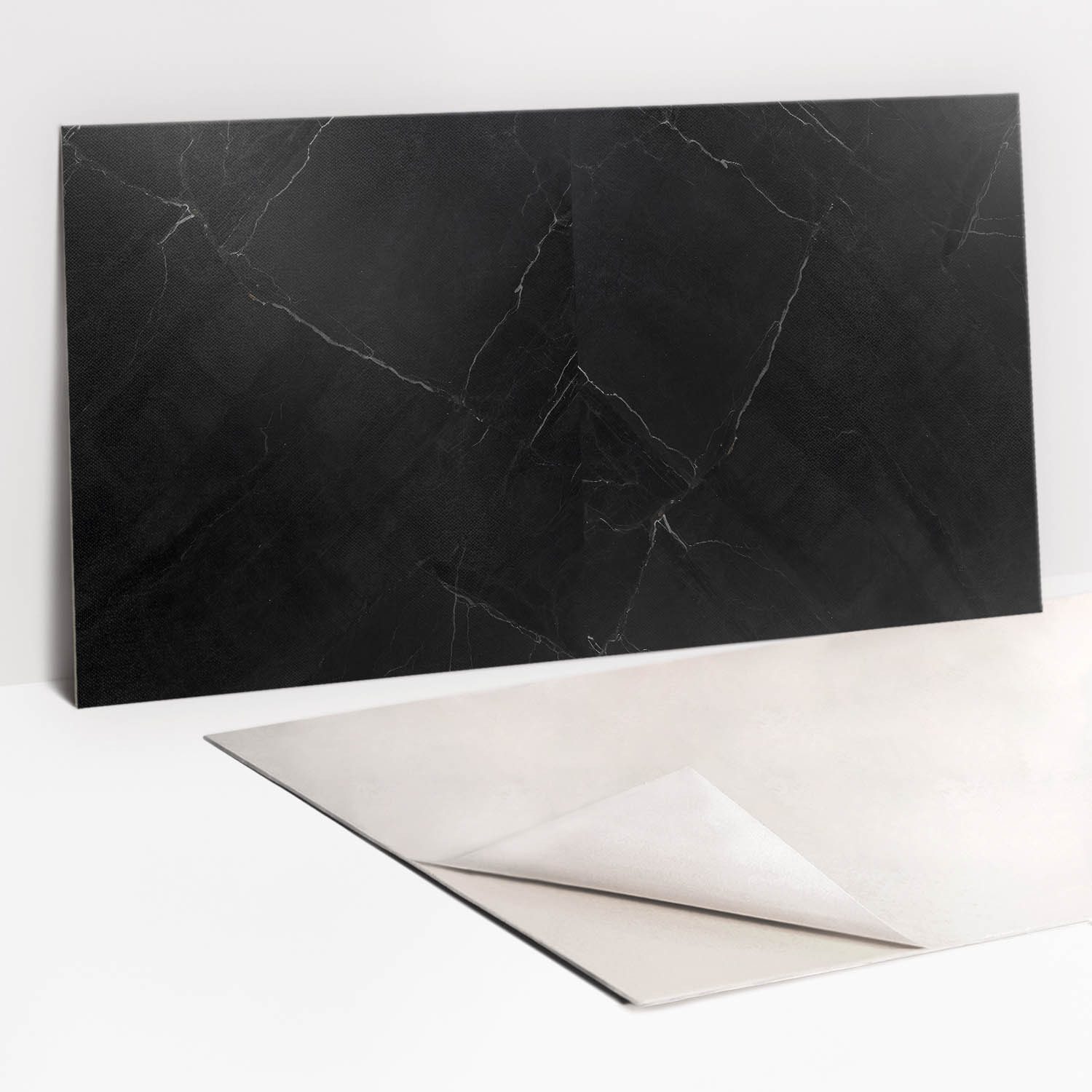 Tulup Wandpaneel Küchenrückwand Klassischer Marmor 100x50cm Vinylfliesen Selbstklebend, (1-tlg)