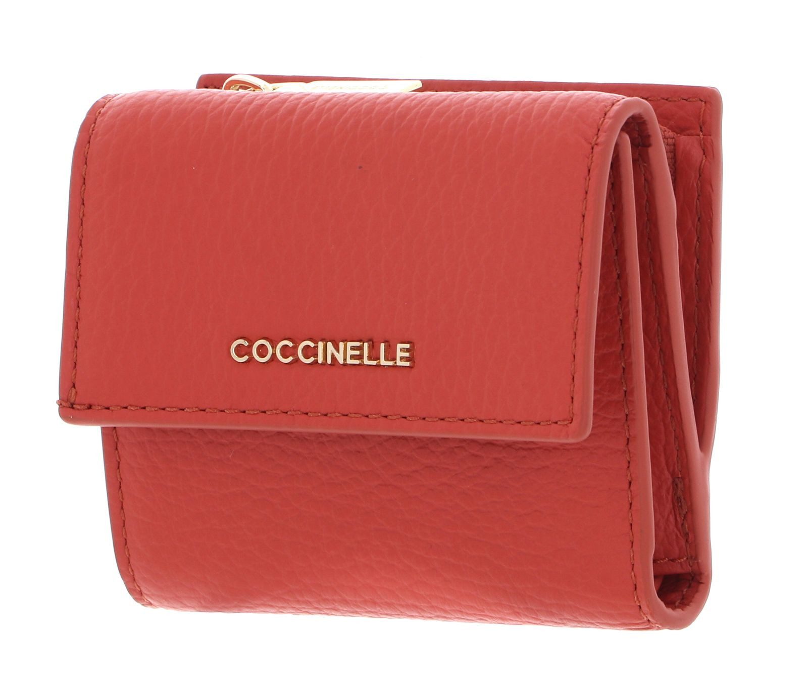 COCCINELLE Geldbörse Metallic Soft, mit RFID-Blocker Schutz