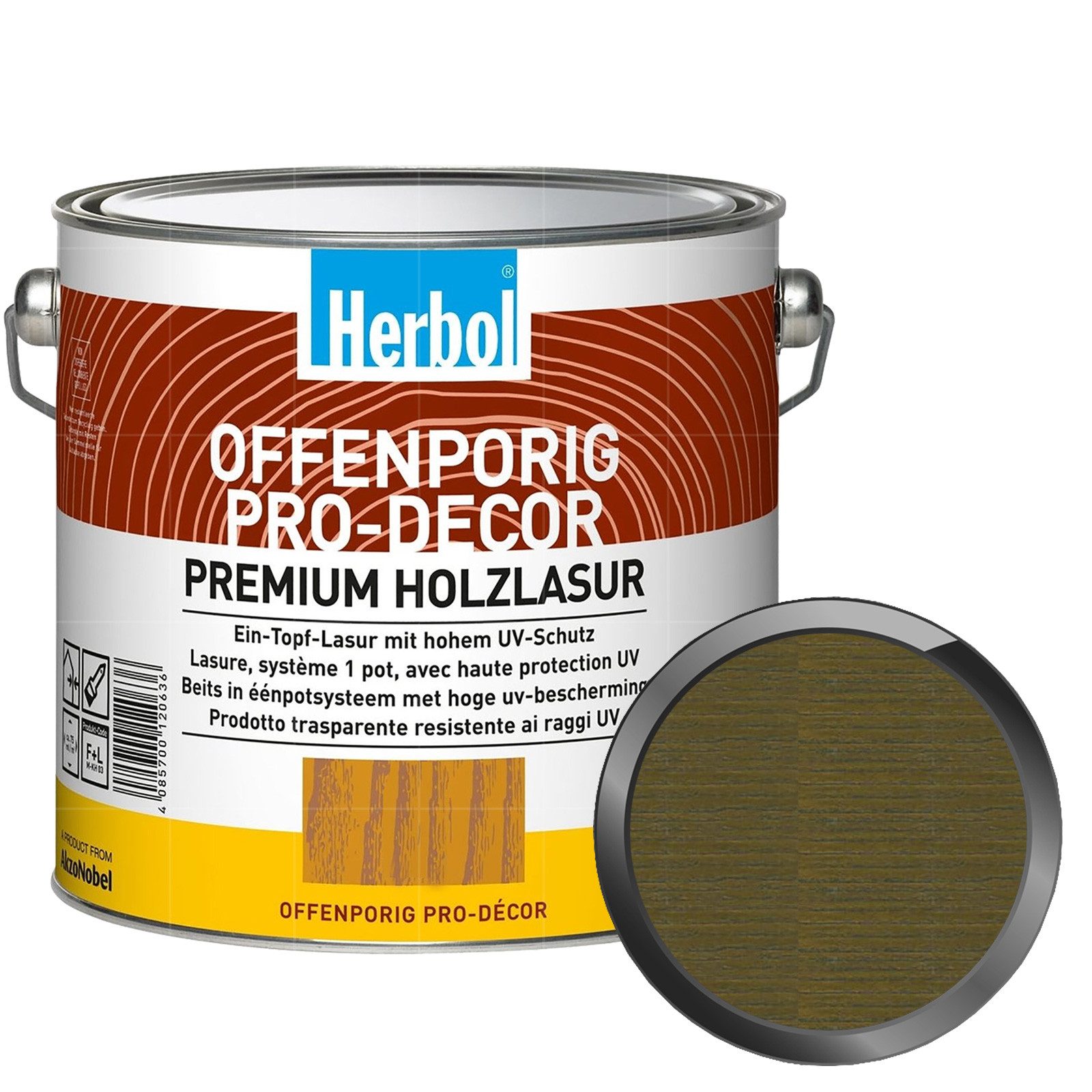 Herbol Lasur Offenporig Pro-Decor - 0.75 Ltr