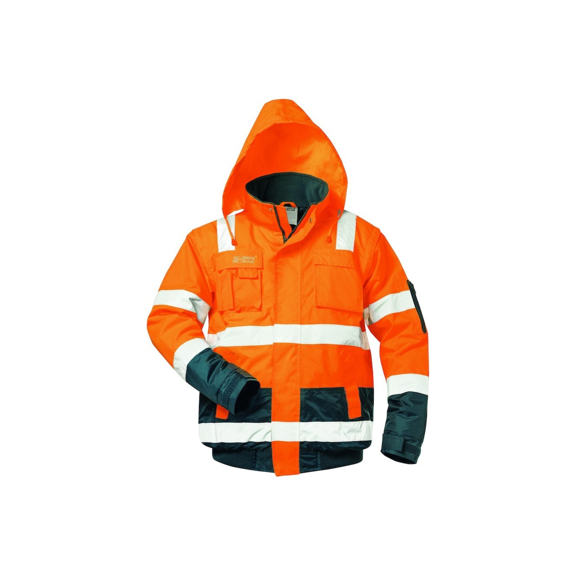 Safestyle Schutzjacke SAFESTYLE Warnpilotenjacke Jonas,Gr.2XL,orange/blau