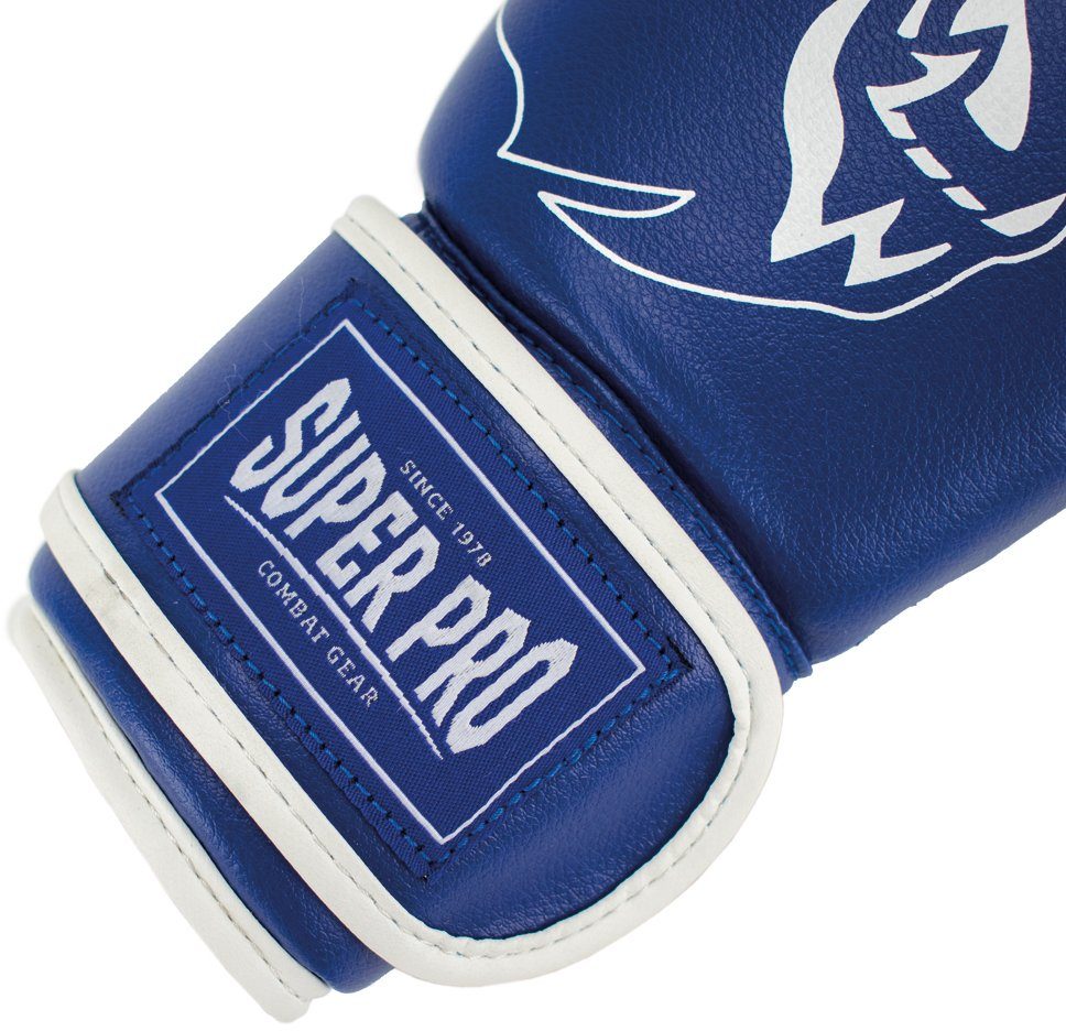 Super Boxhandschuhe blau/weiß Pro Talent