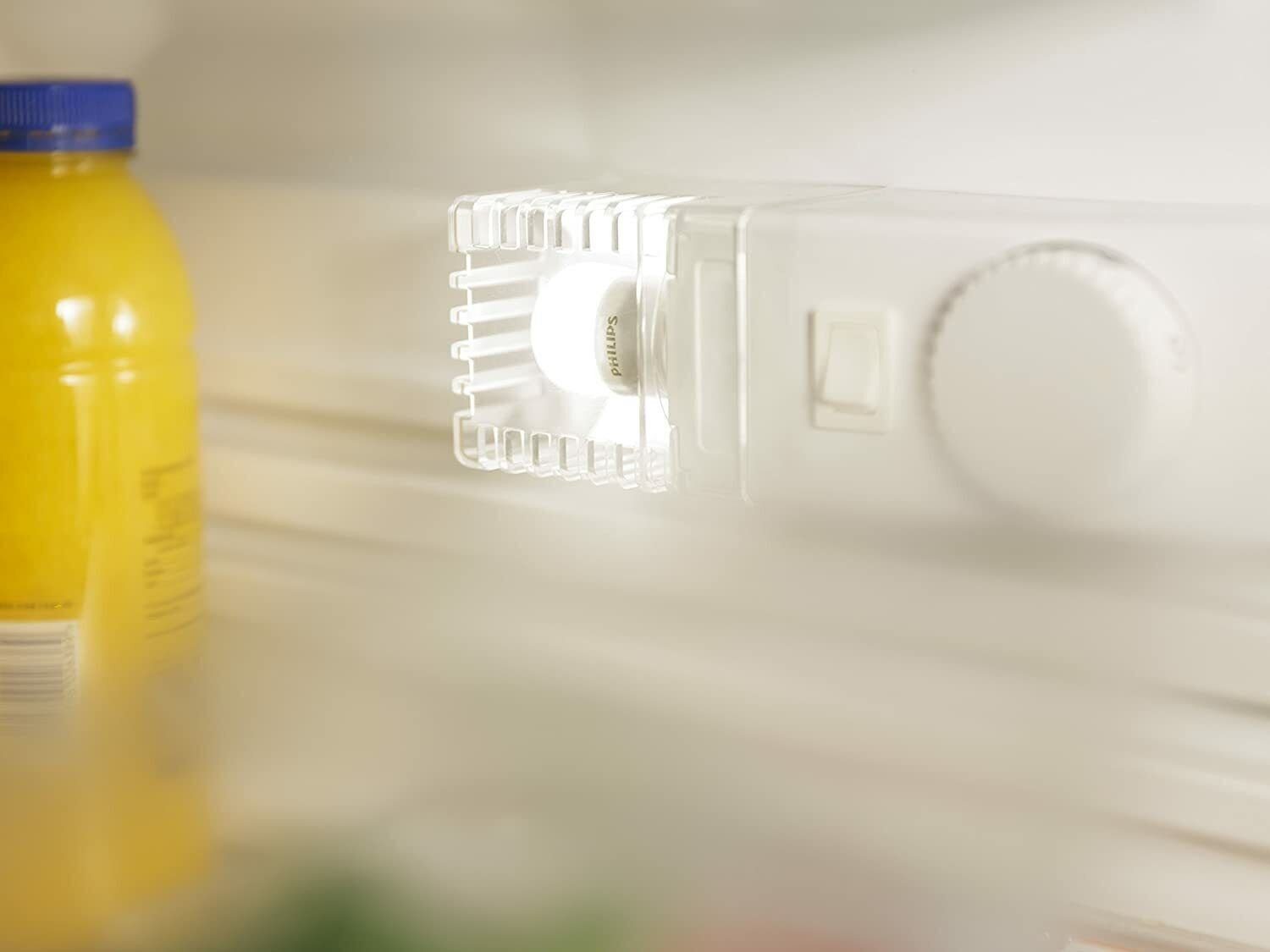 Philips LED-Leuchtmittel Kühlschranklampe, E14, 10 St., Warmweiß, Energiesparend, Bleifrei