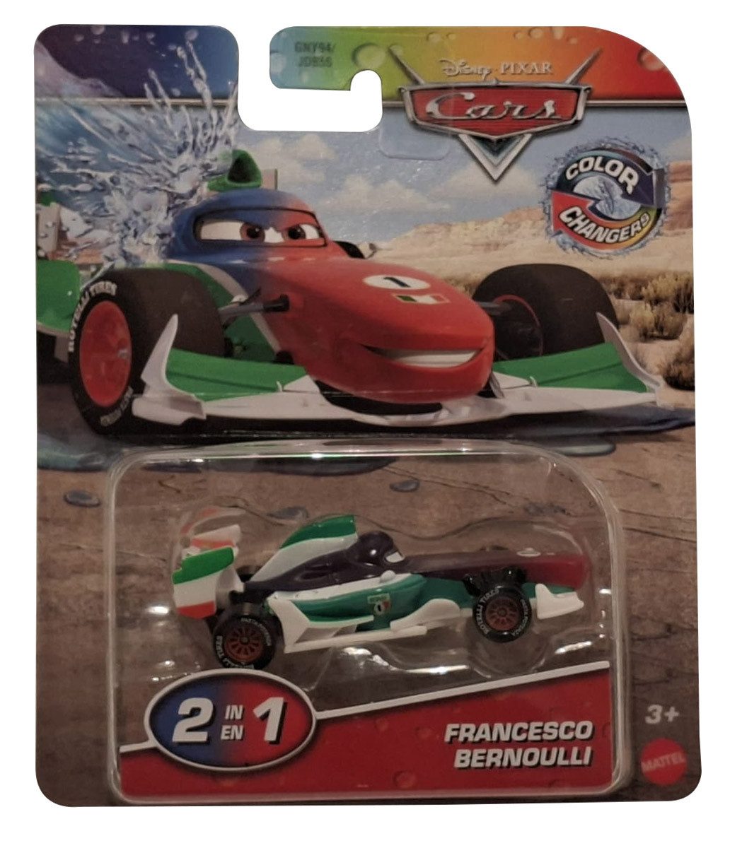Disney Spielzeug-Auto Mattel JKP73 Disney Pixar Cars - Francesco Bernoulli - Color Changers