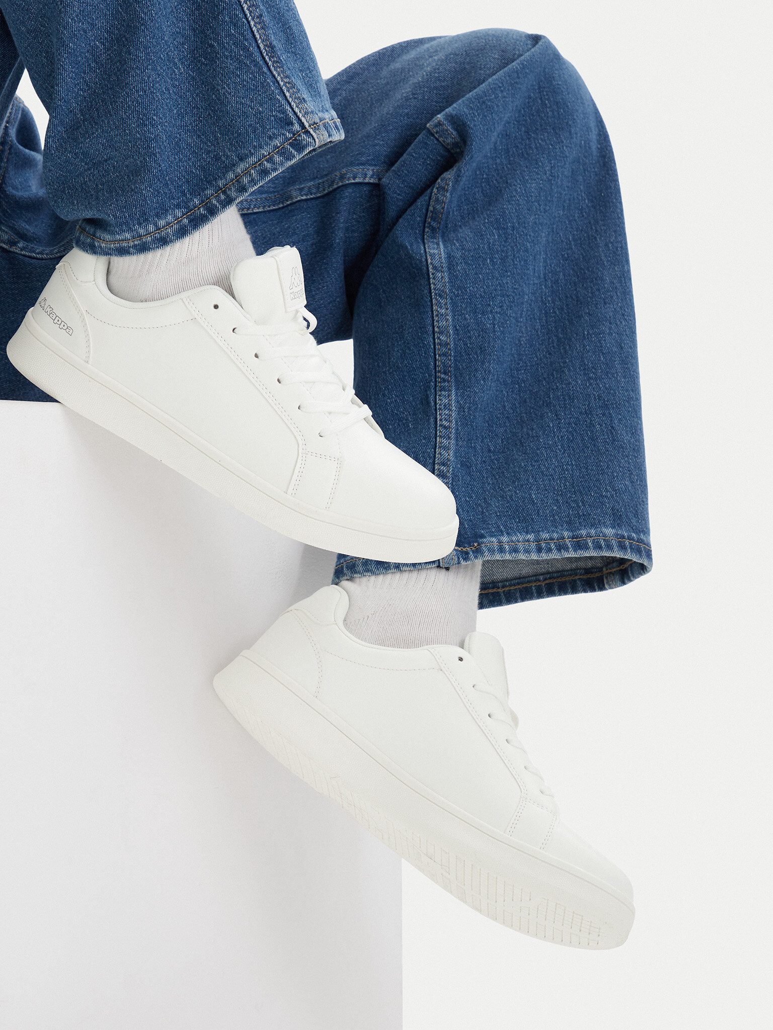 Kappa Kappa Herren-Sneakers Weiß KAPPA-CEOWB-MP87-26146 Weiß Sneaker