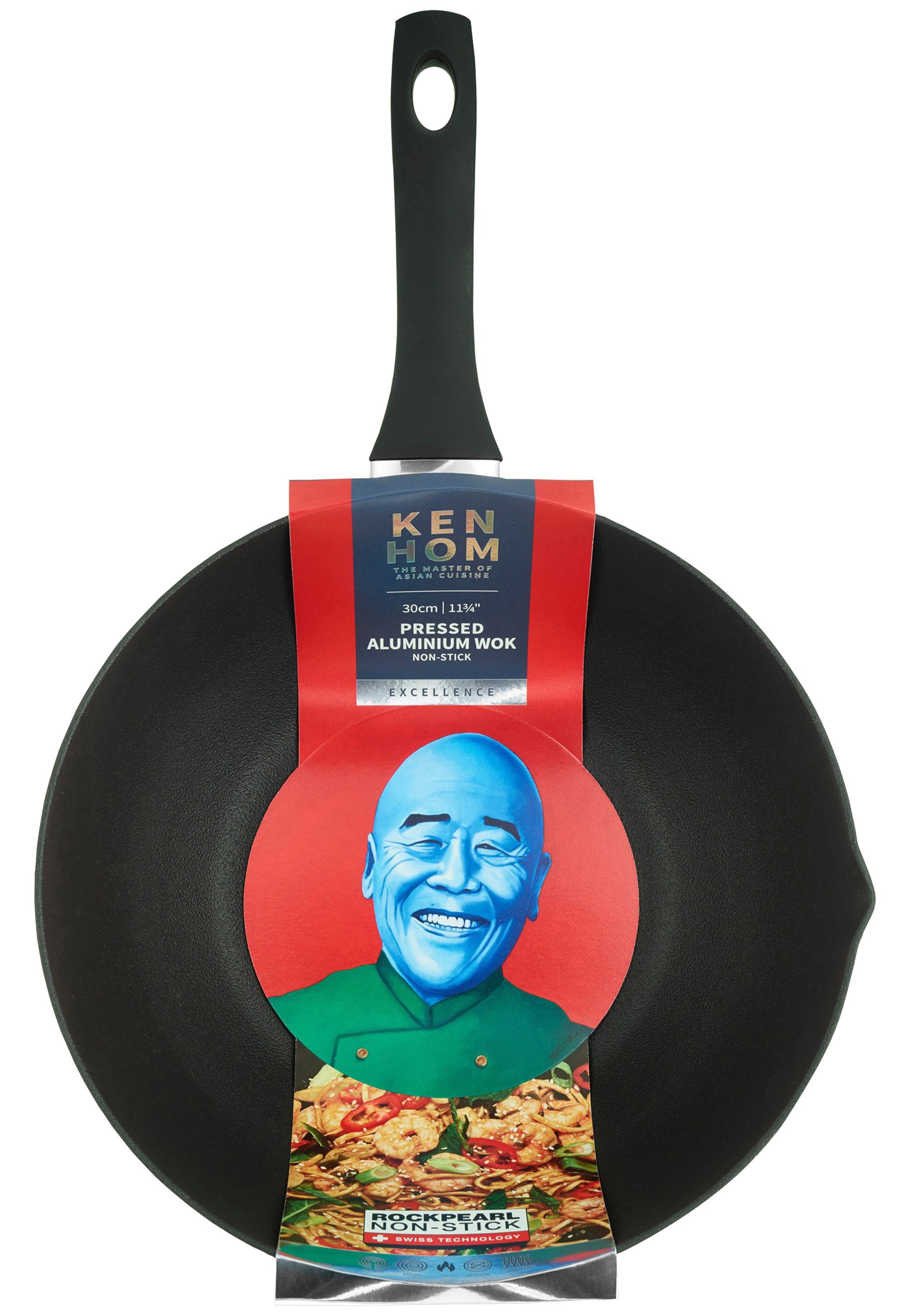 Antihaftbeschichtung Aluminium, mit KEN HOM Wok,