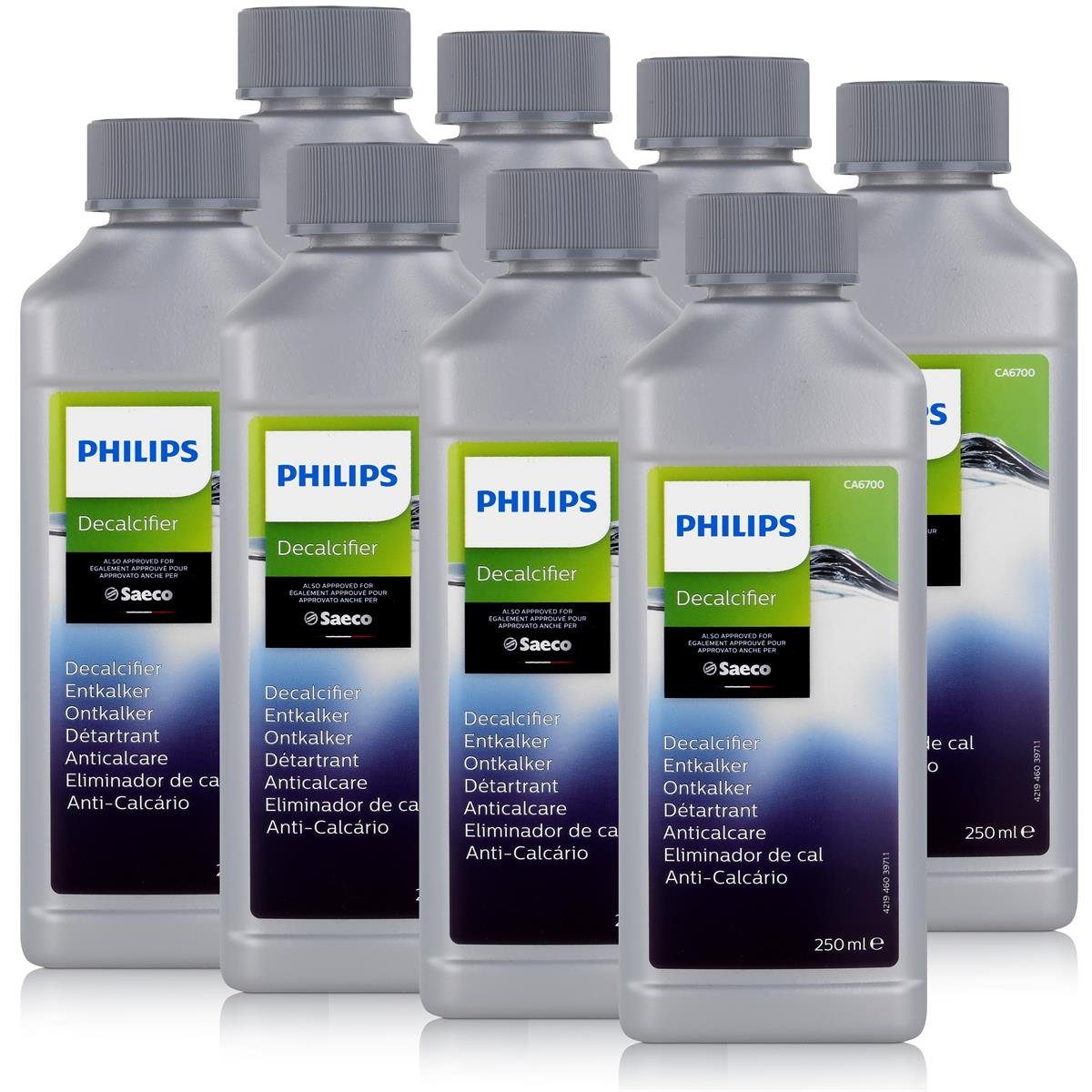 Philips Saeco CA6700/10 Entkalker 250ml - Für Kaffeevollautomaten (8er Entkalker