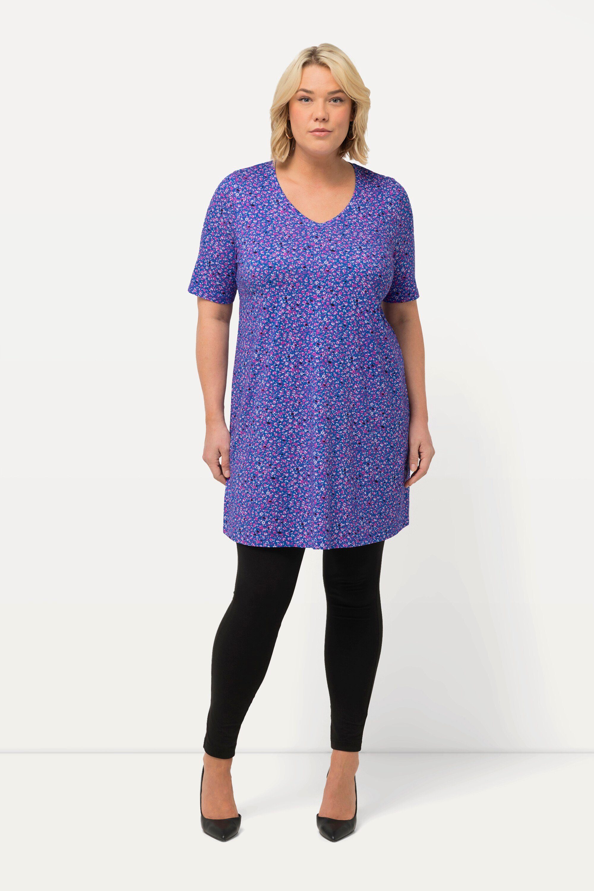 Ulla Popken Longshirt Longshirt bedruckt A-Linie günstig online kaufen